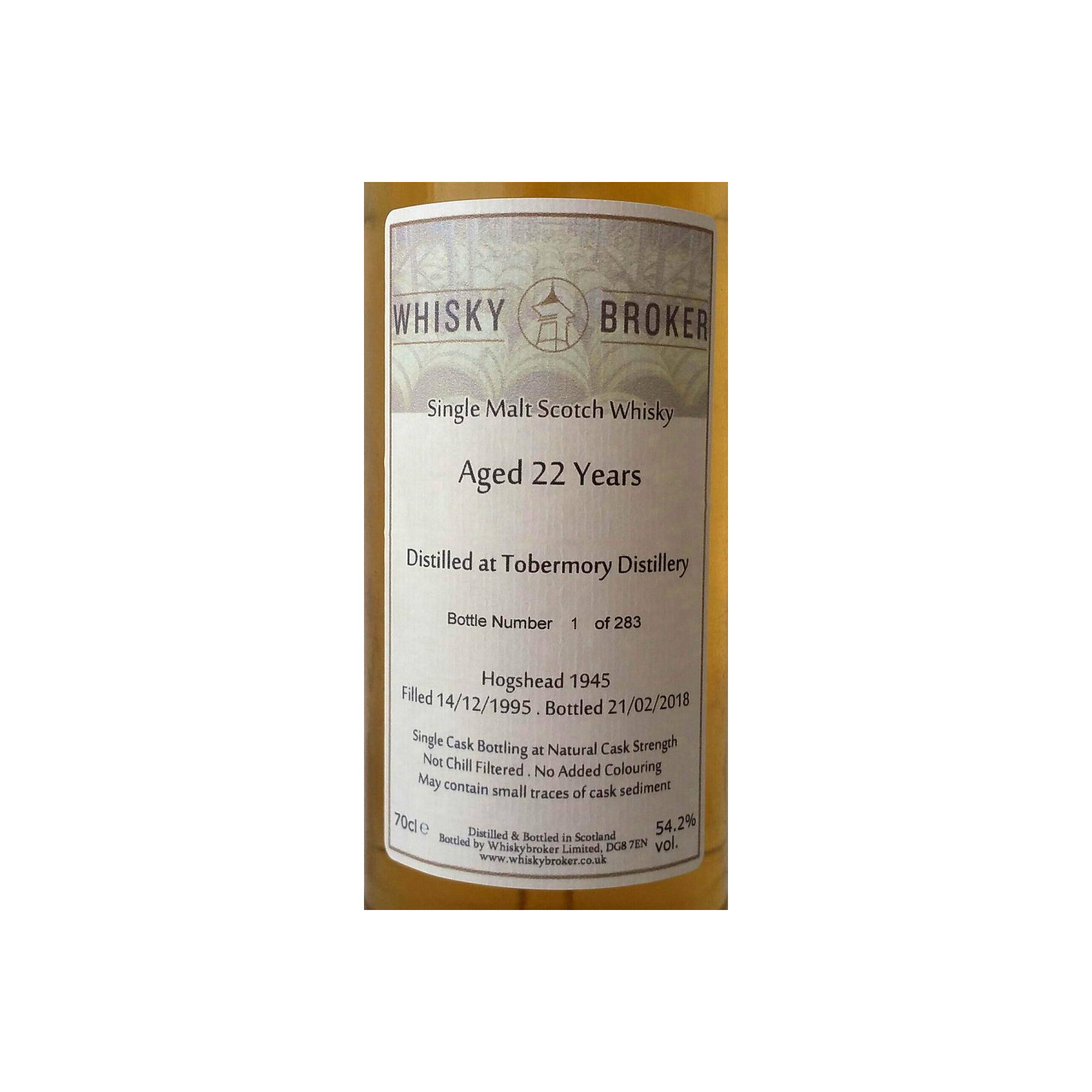 Tobermory 1995 22 Years Single Malt Whisky 2