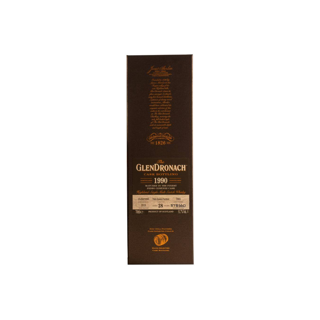 GlenDronach 1990 28 Years Single Malt Whisky 3