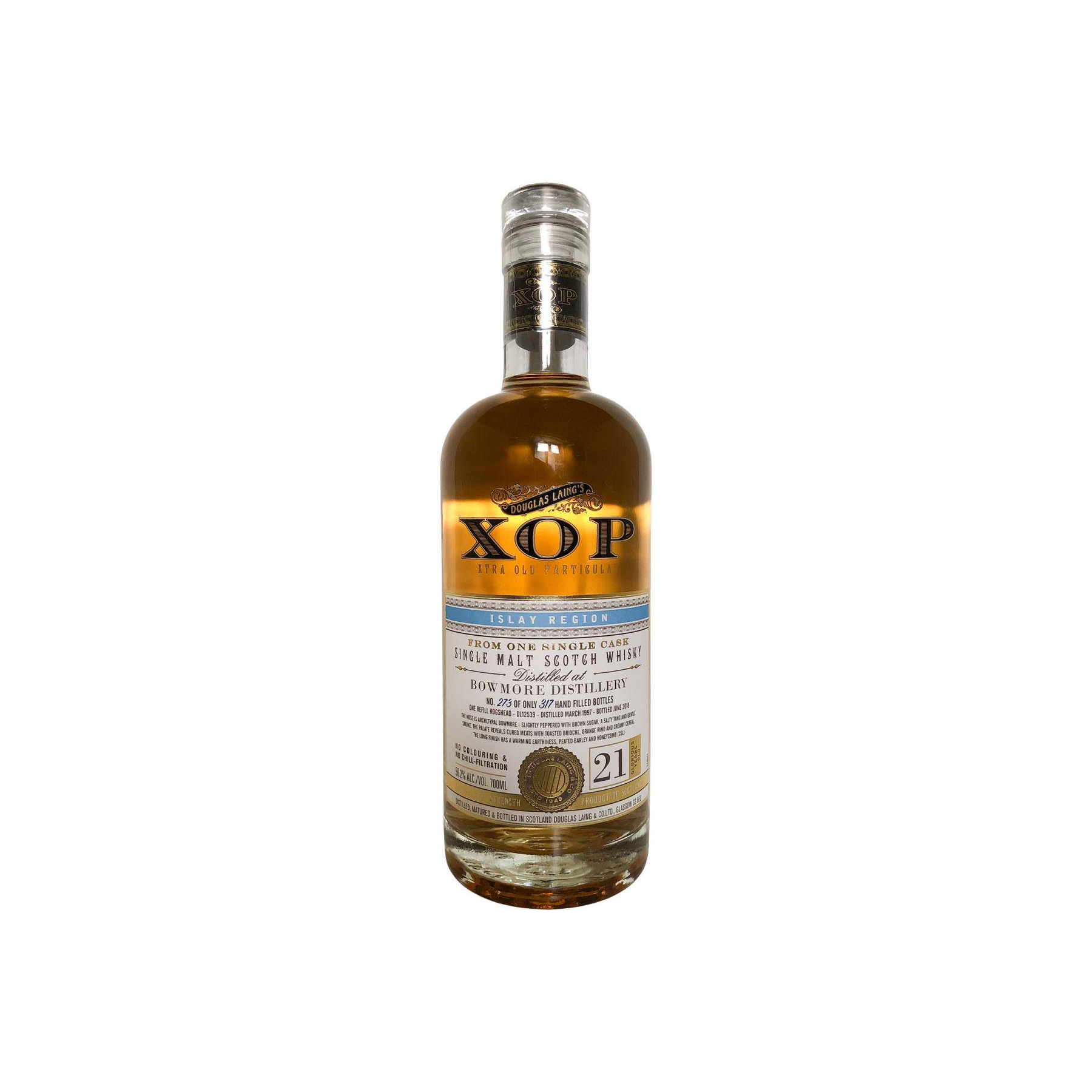 Bowmore 1997 21 Years Single Malt Whisky
