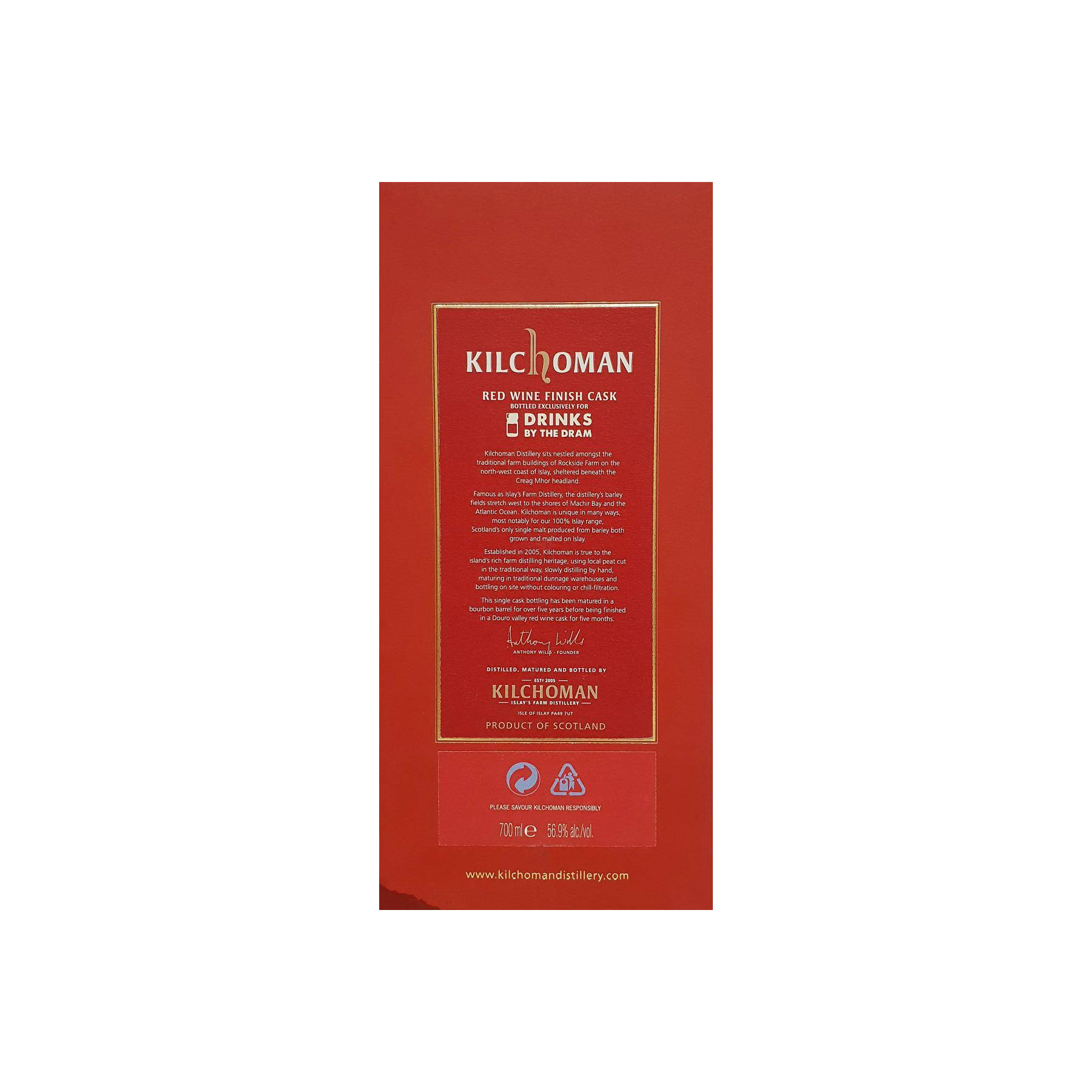 Kilchoman 2012 6 Years Single Malt Whisky 3