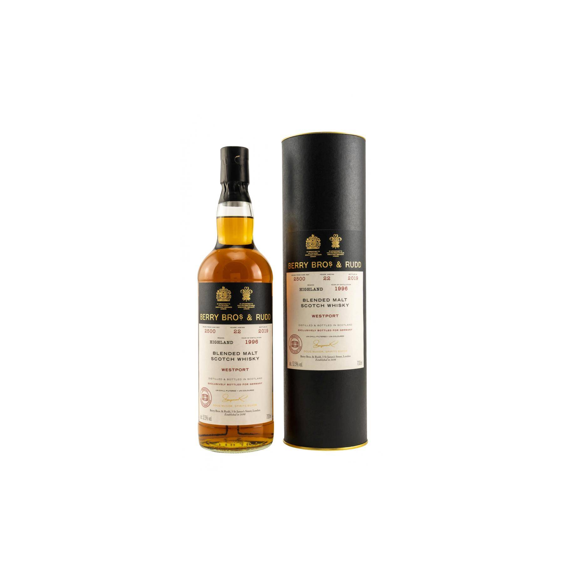 Berry Bros. & Rudd 1996 22 Years Blended Malt Whisky 2