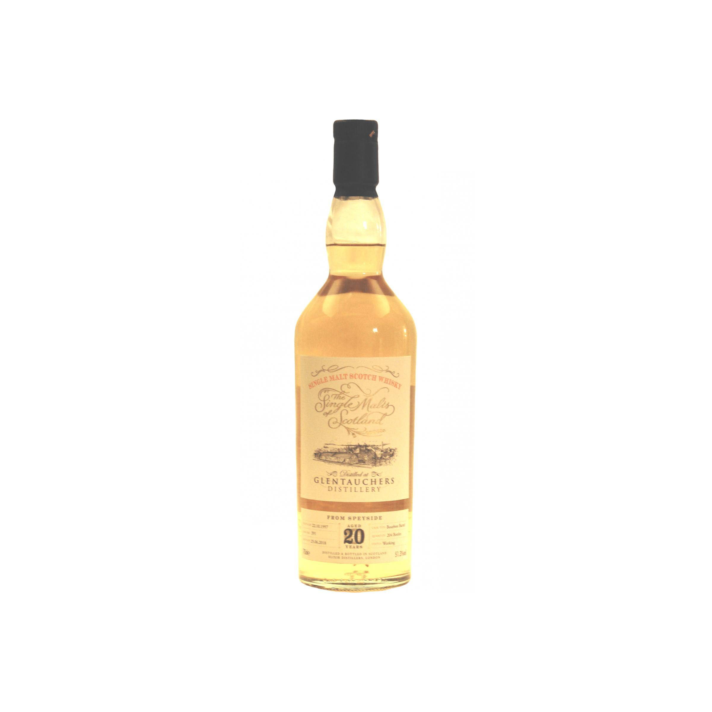 Glentauchers The Single Malts of Scotland 1997 20 Years Single Malt Whisky