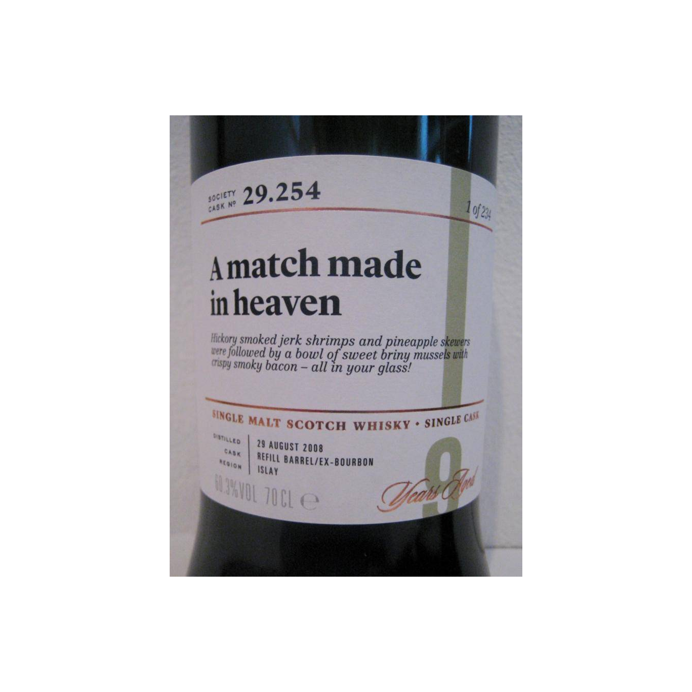 The Scotch Malt Whisky Society 2008 9 Years Single Malt Whisky 2