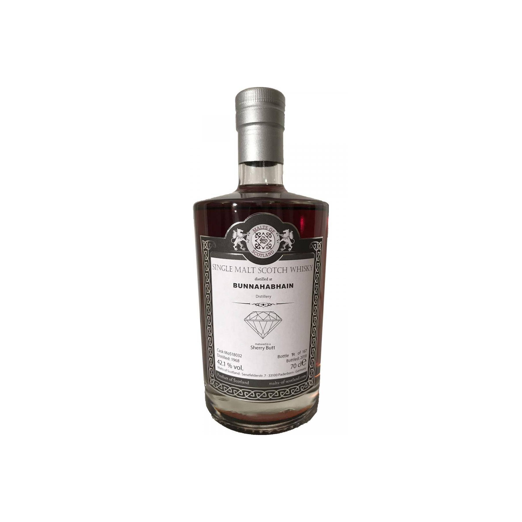 Bunnahabhain 1968 50 Years Single Malt Whisky