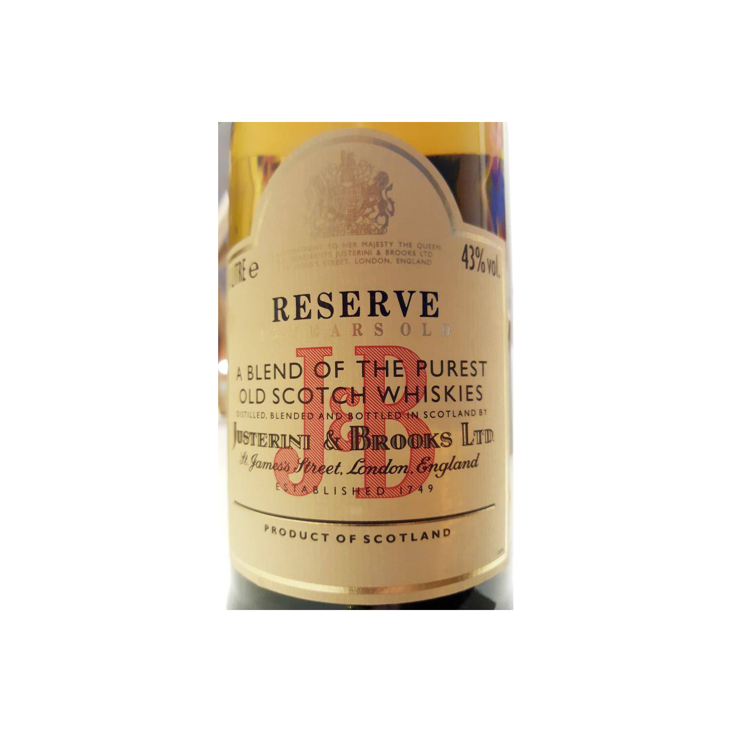 J&B 15-year-old