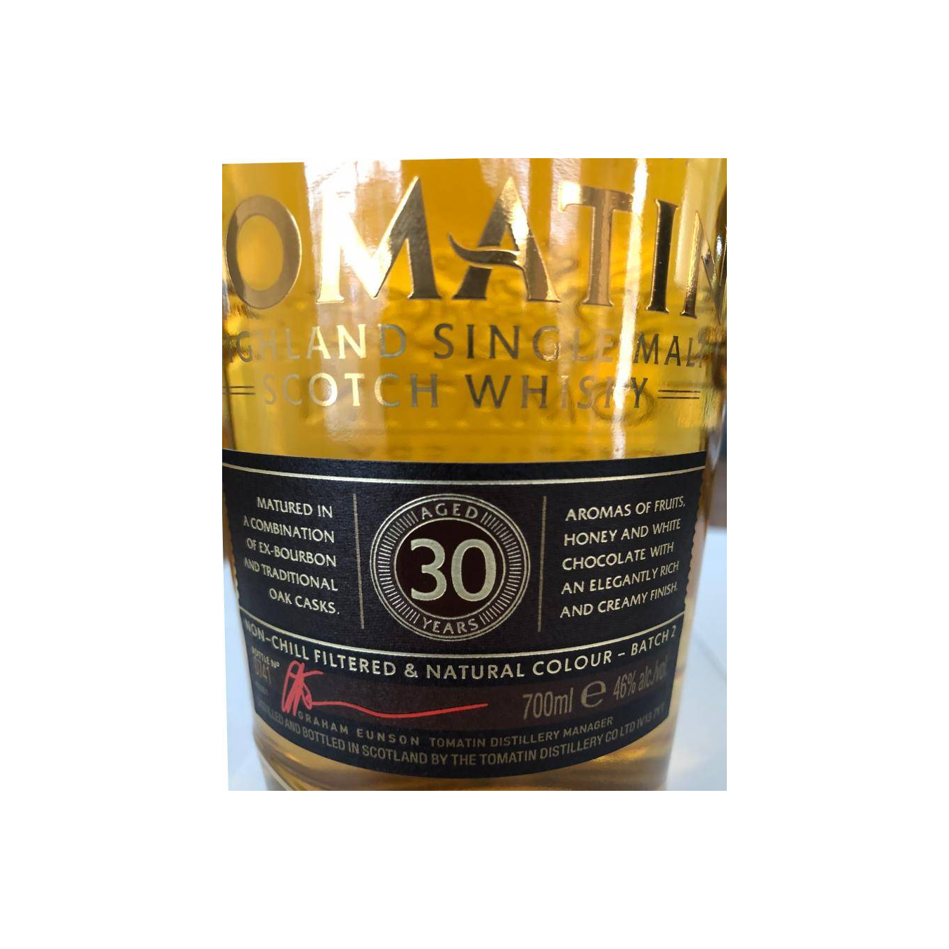Tomatin 30 Years Single Malt Whisky 2