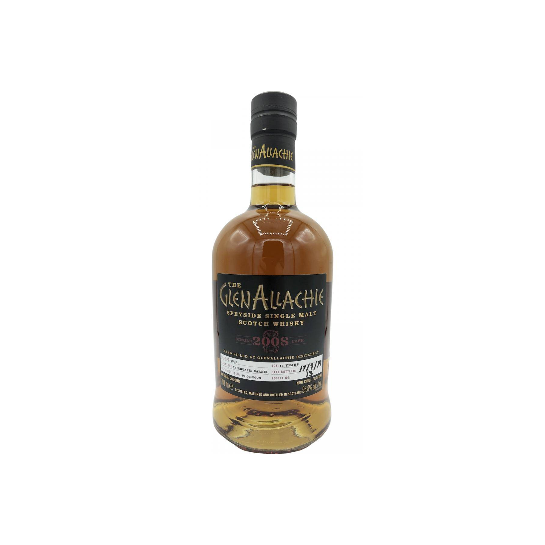 The GlenAllachie Single Cask 2008 11 Years Single Malt Whisky