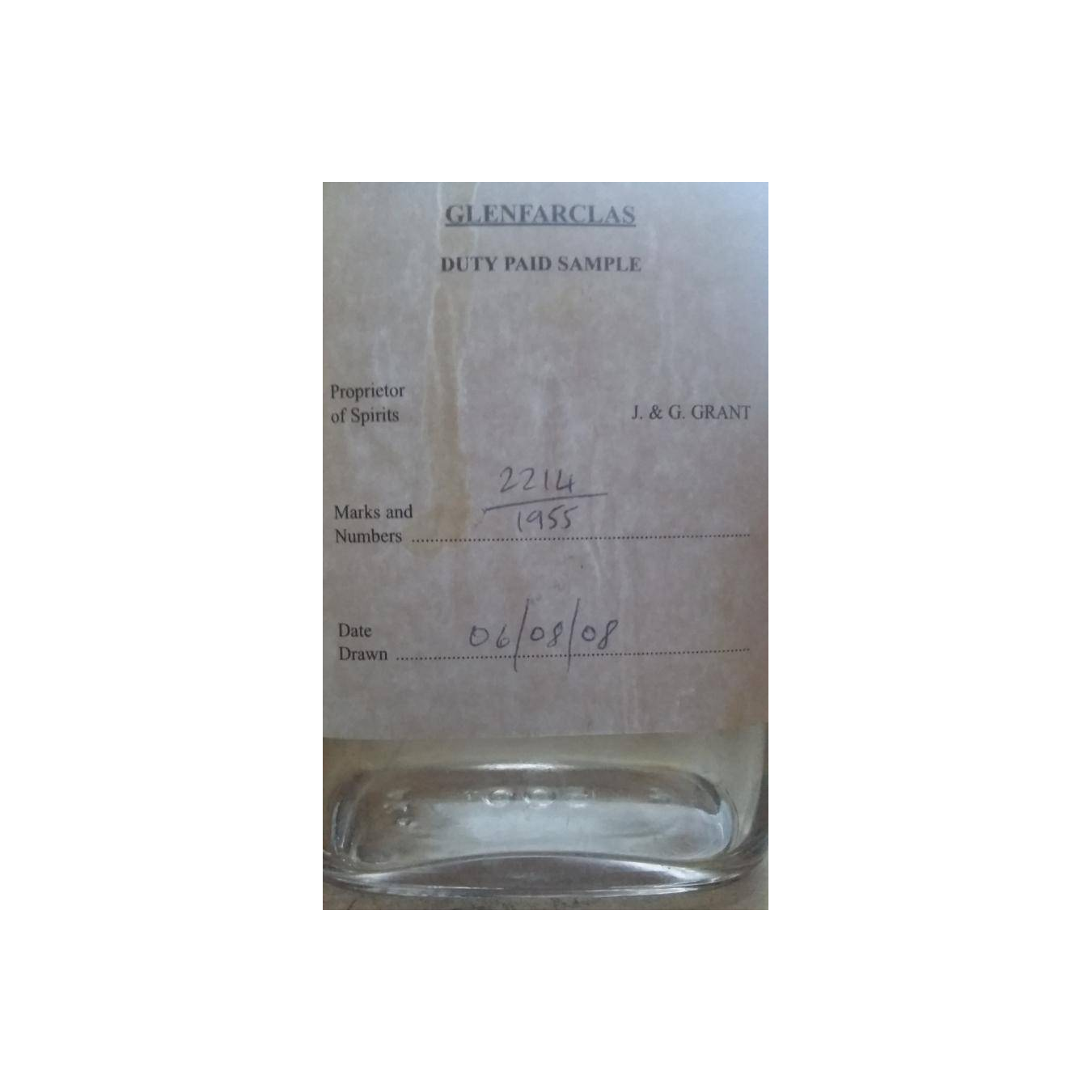 Glenfarclas 1955 53 Years Single Malt Whisky