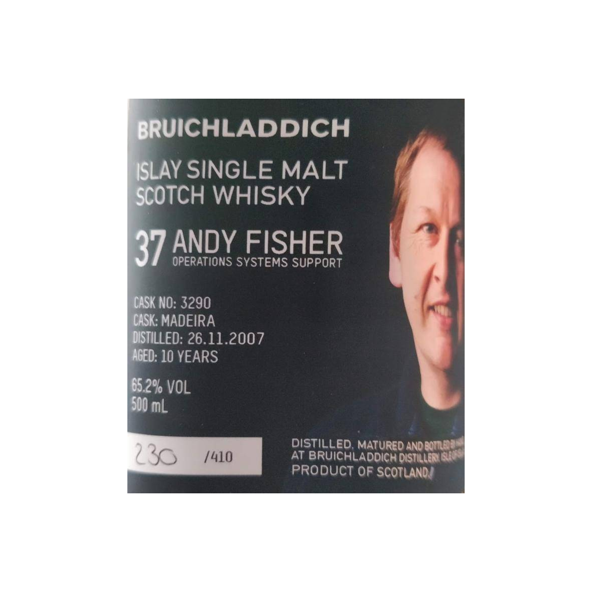 Bruichladdich 2007 10 Years Single Malt Whisky 2