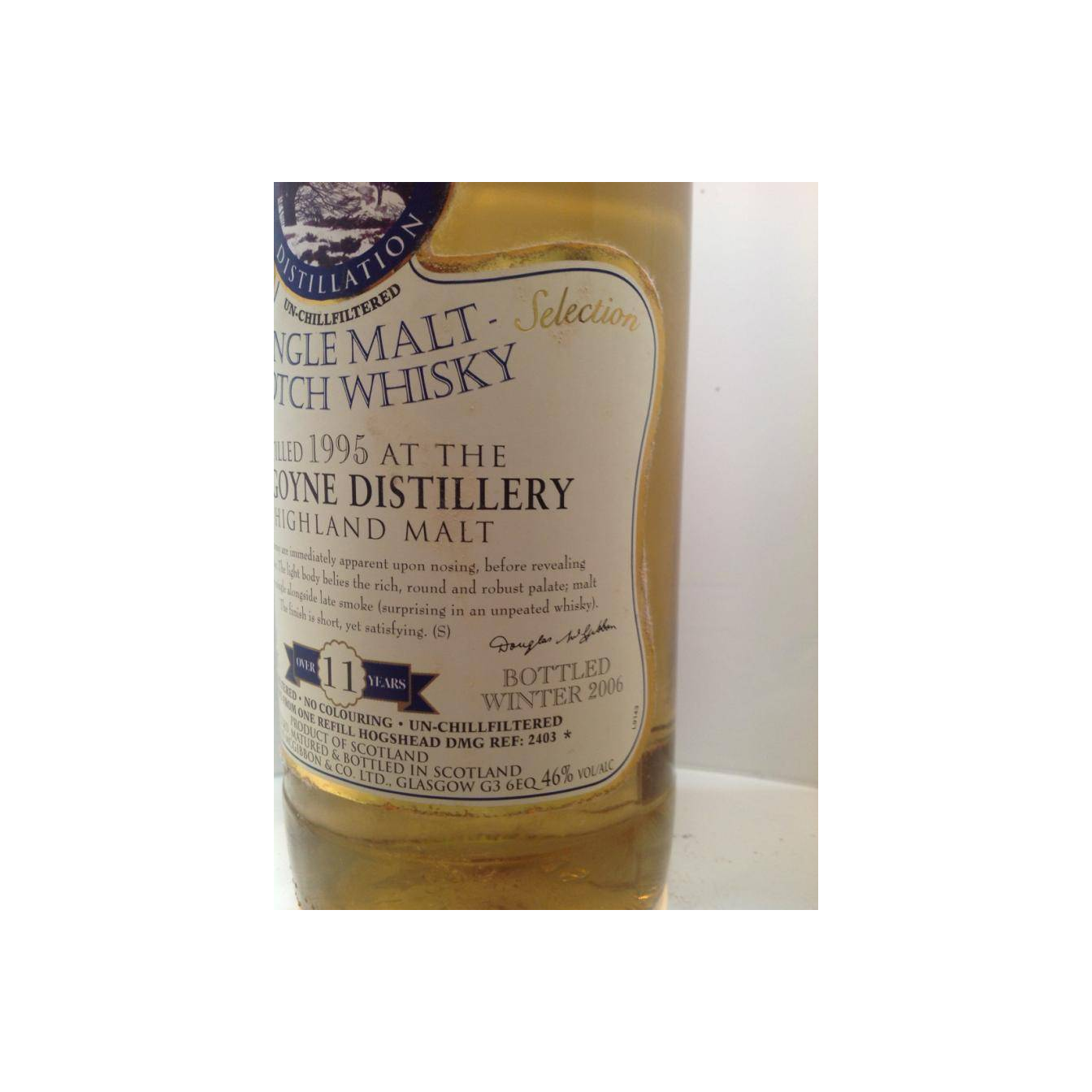 Glengoyne McGibbon's Provenance 1995 11 Years Single Malt Whisky 3