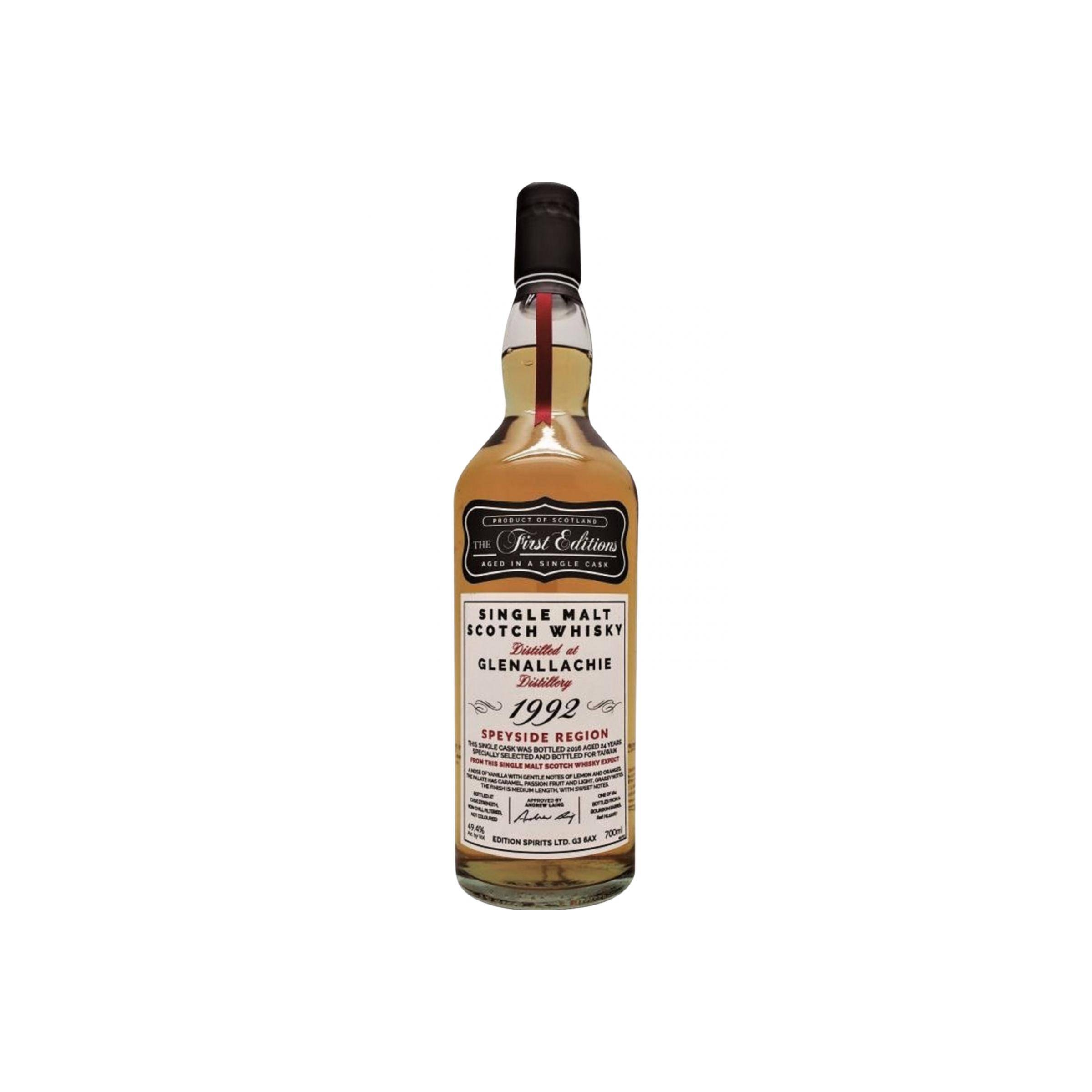 The GlenAllachie The First Editions 1992 24 Years Single Malt Whisky