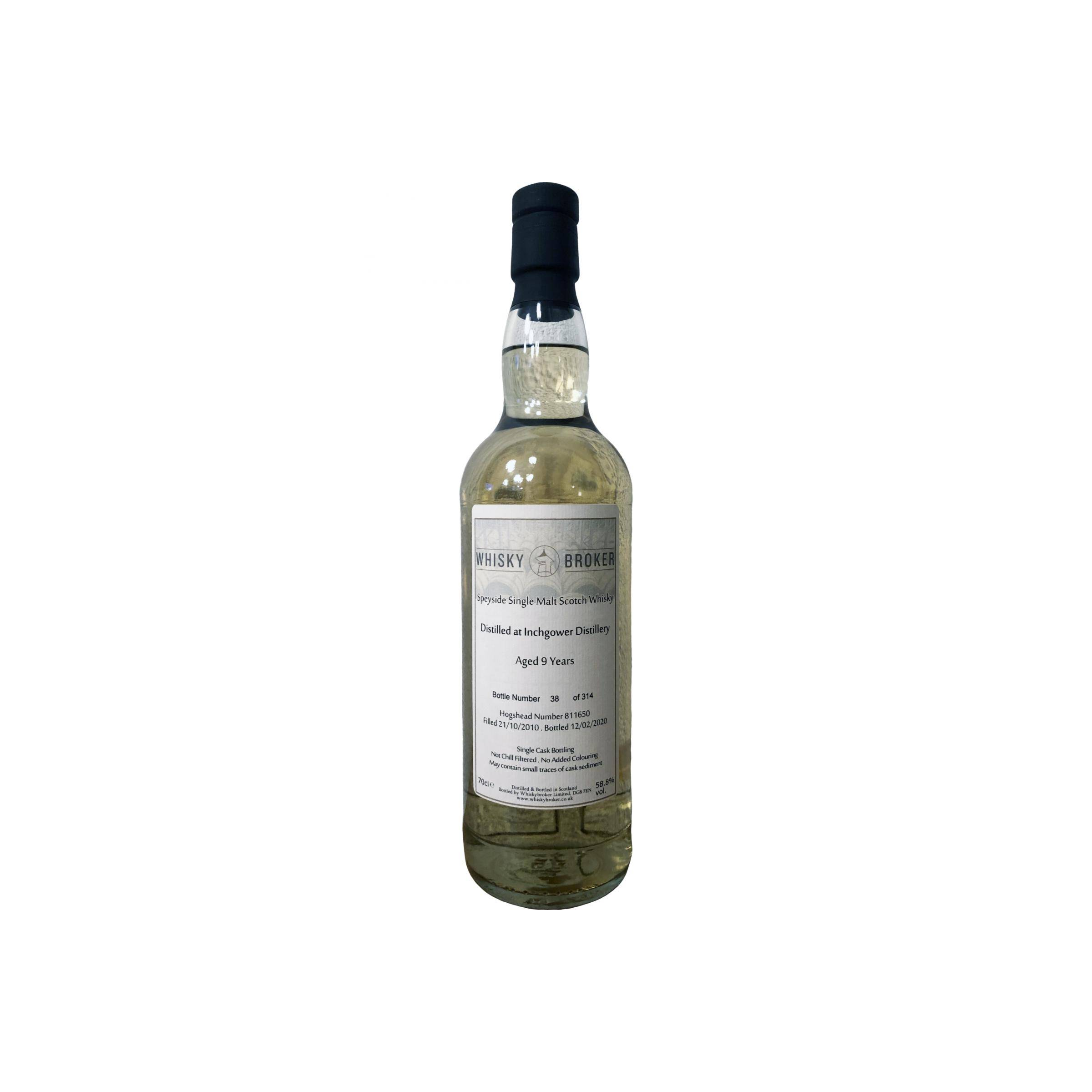 Inchgower 2010 9 Years Single Malt Whisky