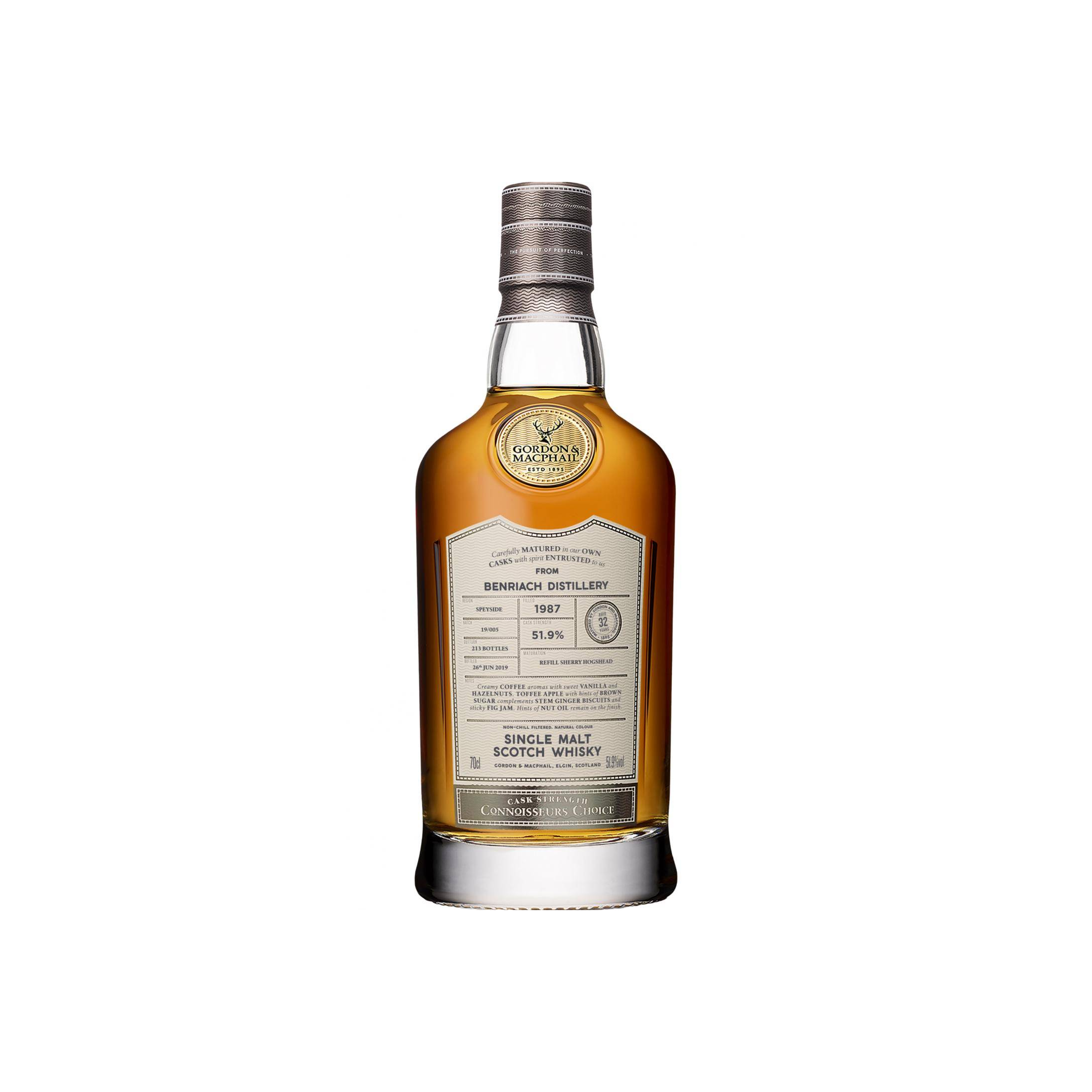 BenRiach Connoisseurs Choice - Cask Strength 1987 32 Years Single Malt Whisky