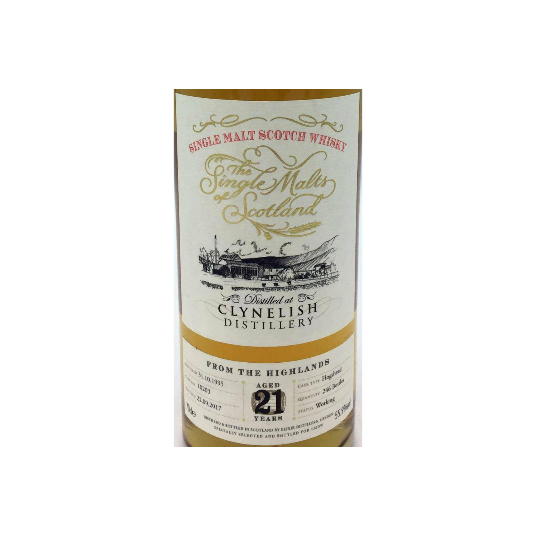 Clynelish The Single Malts of Scotland 1995 21 Years Single Malt Whisky 2