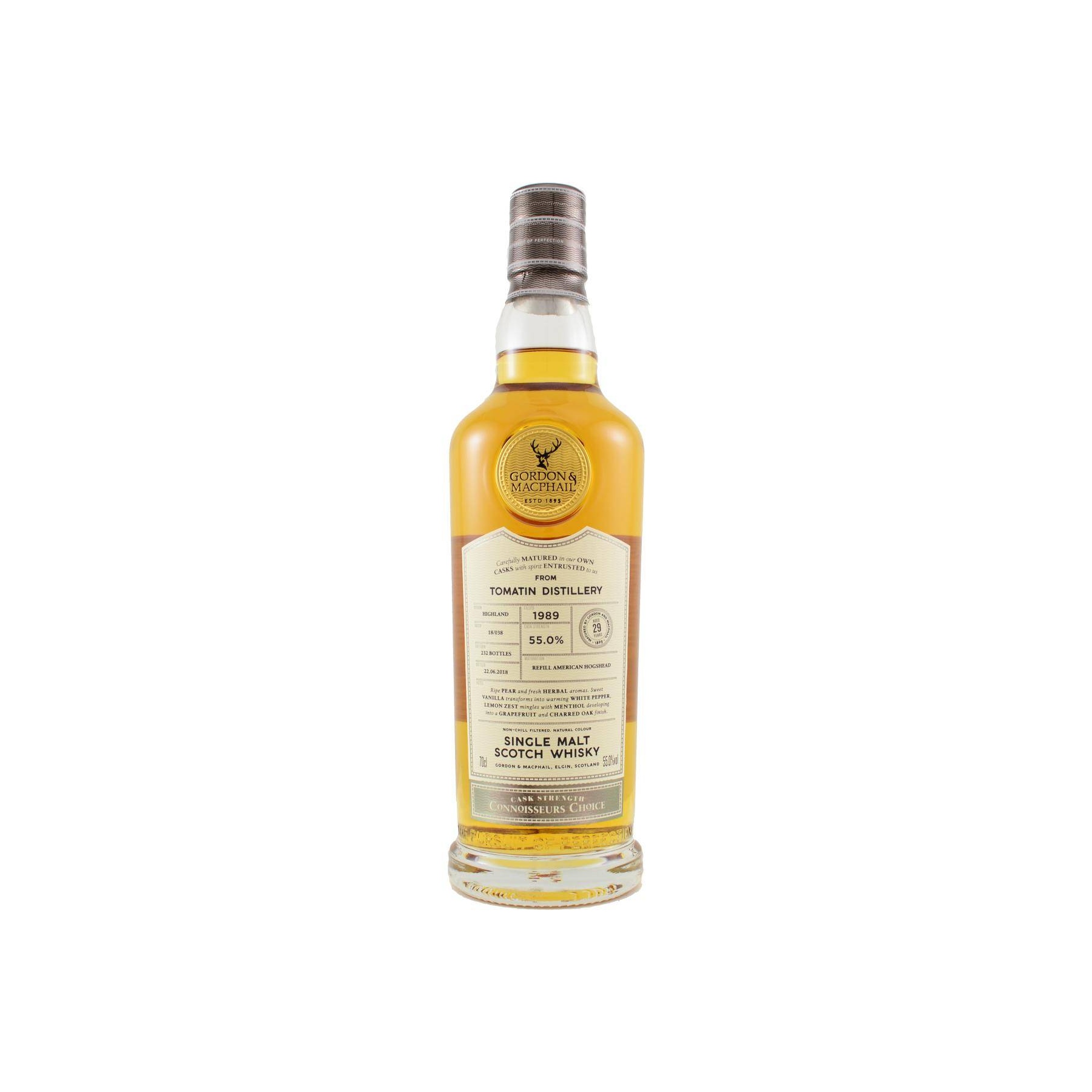 Tomatin Connoisseurs Choice - Cask Strength 1989 29 Years Single Malt Whisky