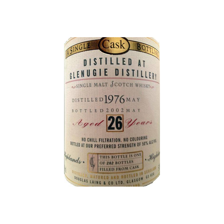 Glenugie Old Malt Cask 1976 26 Years Single Malt Whisky 2