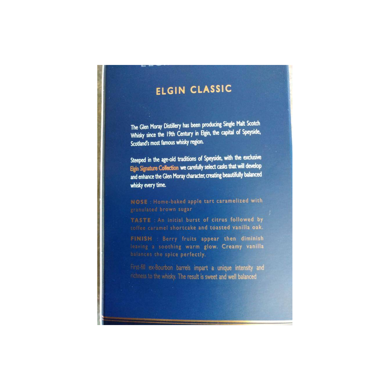 Glen Moray Single Malt Whisky 3