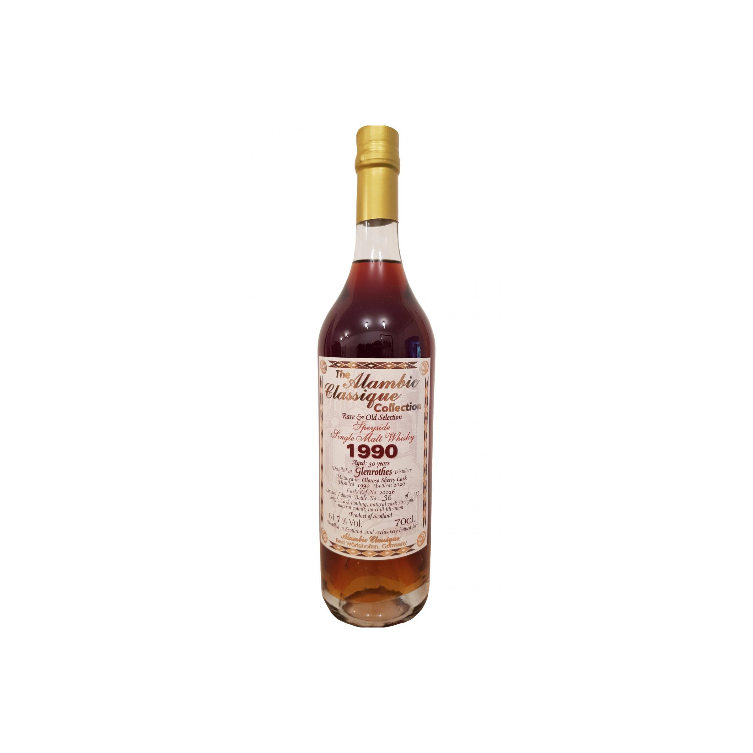 The Glenrothes 1990 30 Years Single Malt Whisky