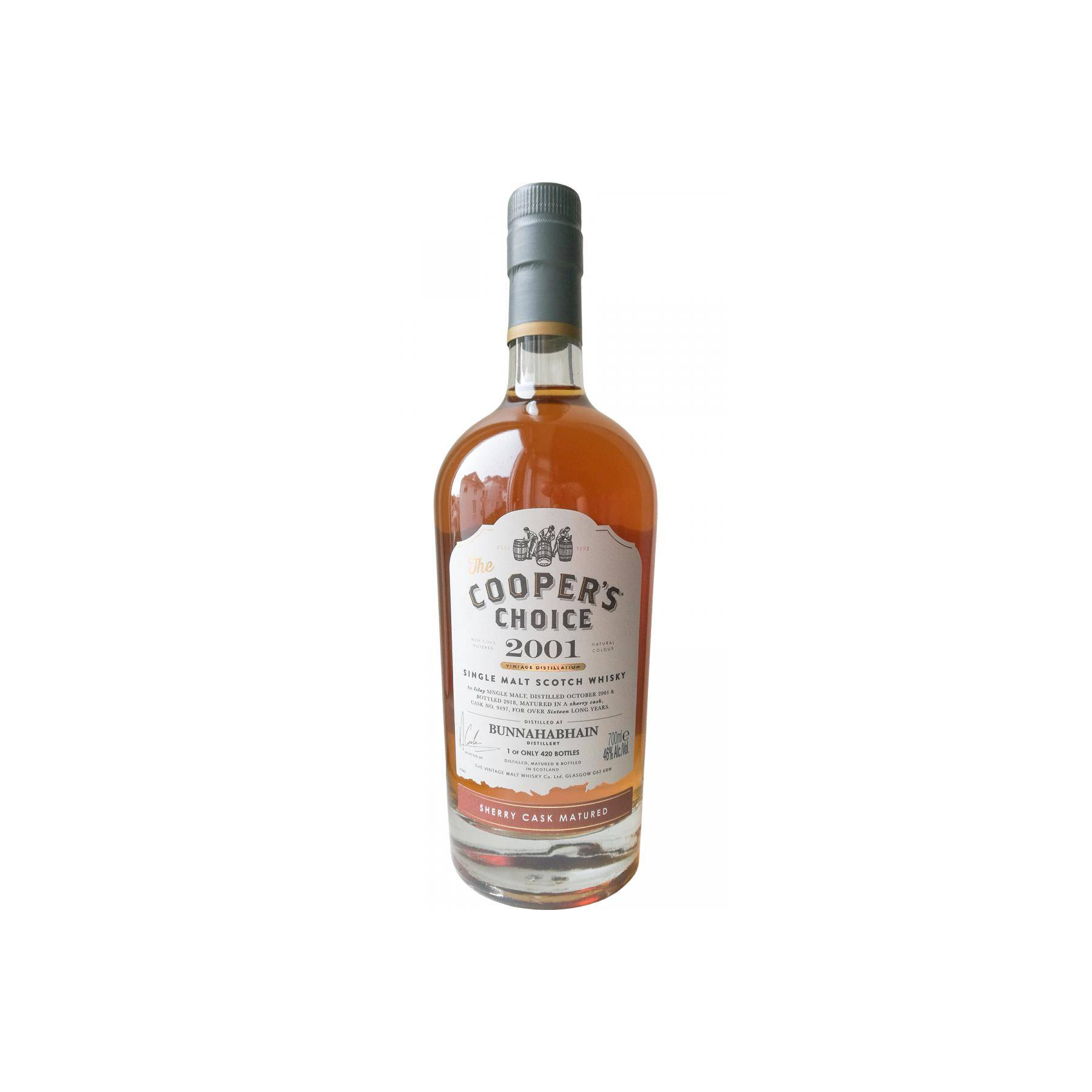 Bunnahabhain The Cooper's Choice 2001 16 Years Single Malt Whisky