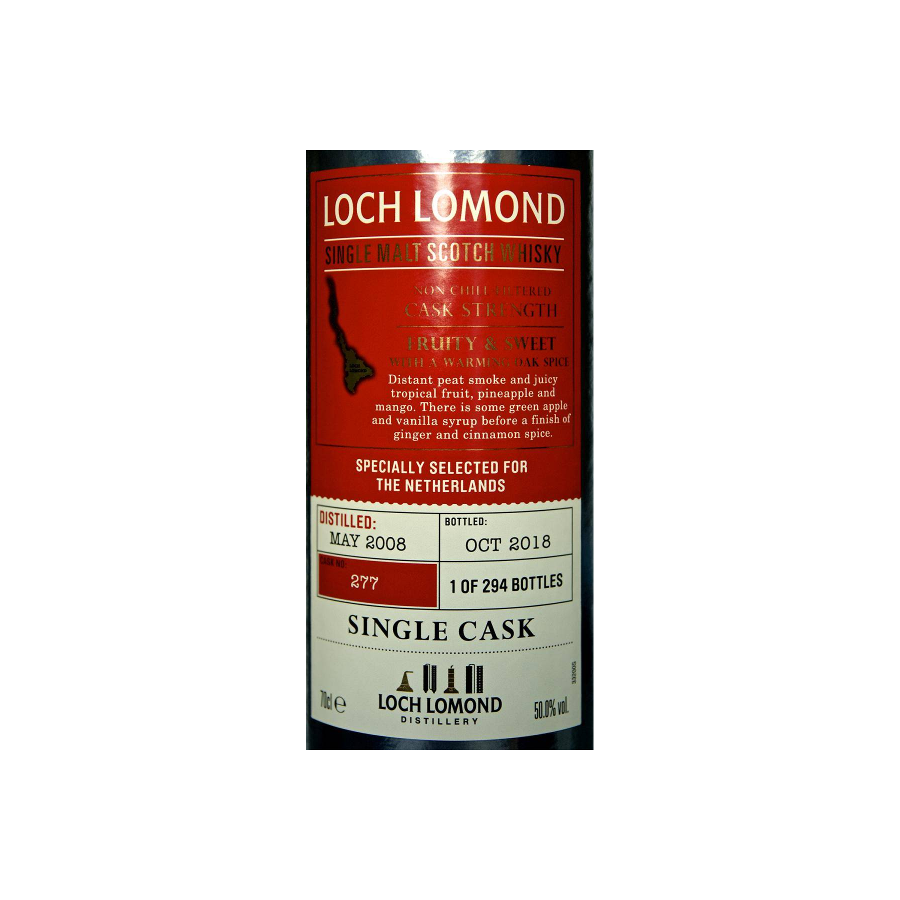 Loch Lomond Single Cask 2008 10 Years Single Malt Whisky 2