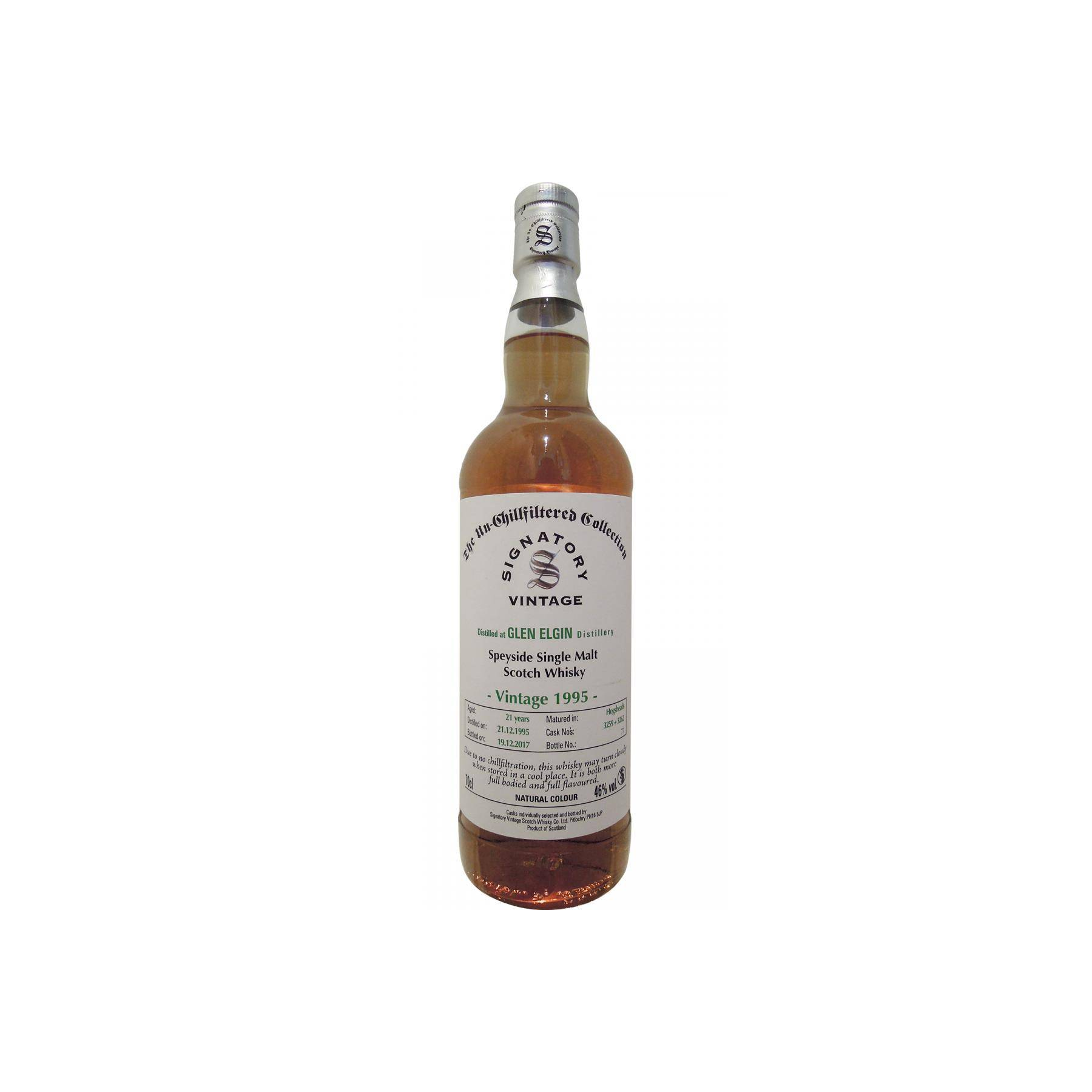Glen Elgin The Un-Chillfiltered Collection 1995 21 Years Single Malt Whisky