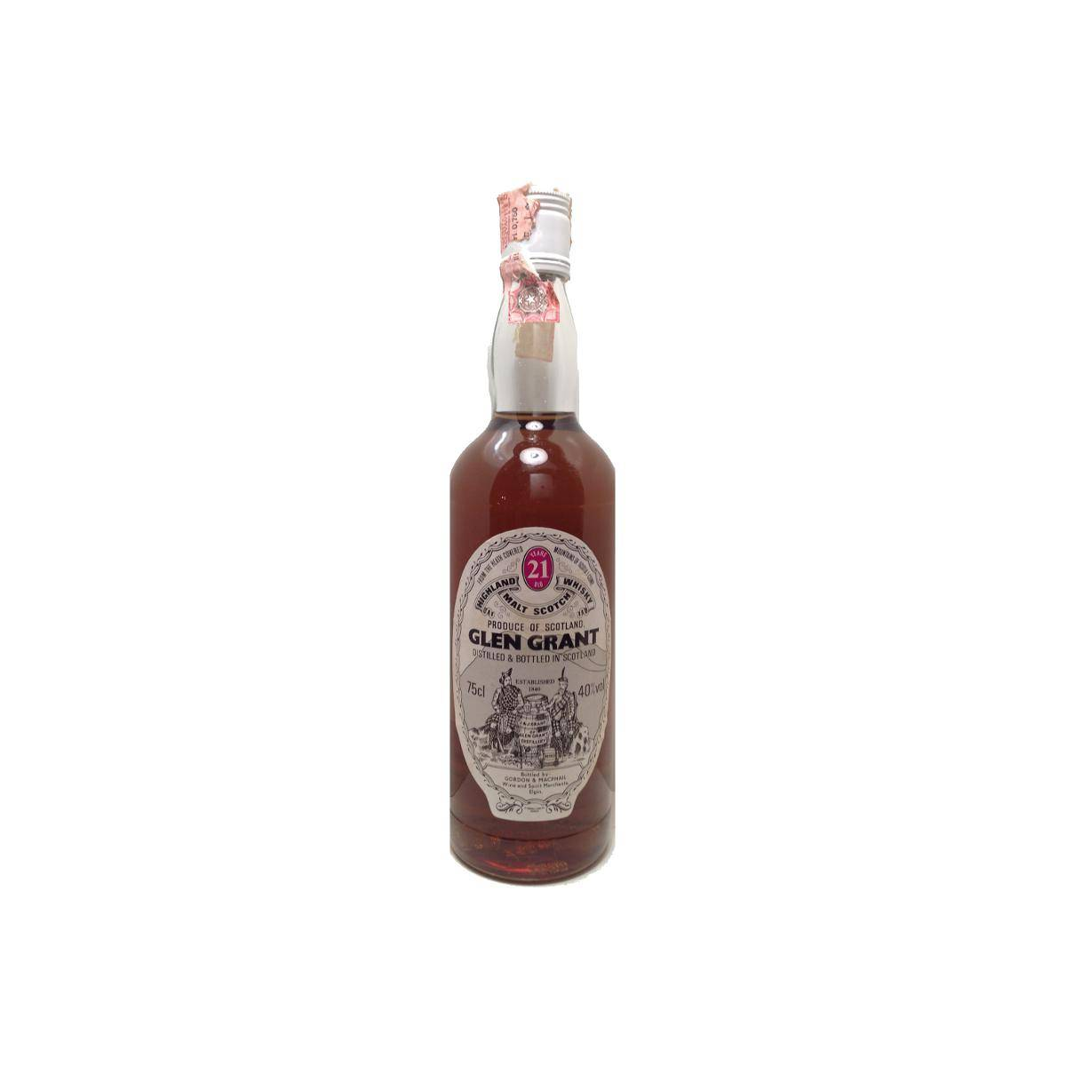 Glen Grant Licensed Bottling 21 Years Single Malt Whisky