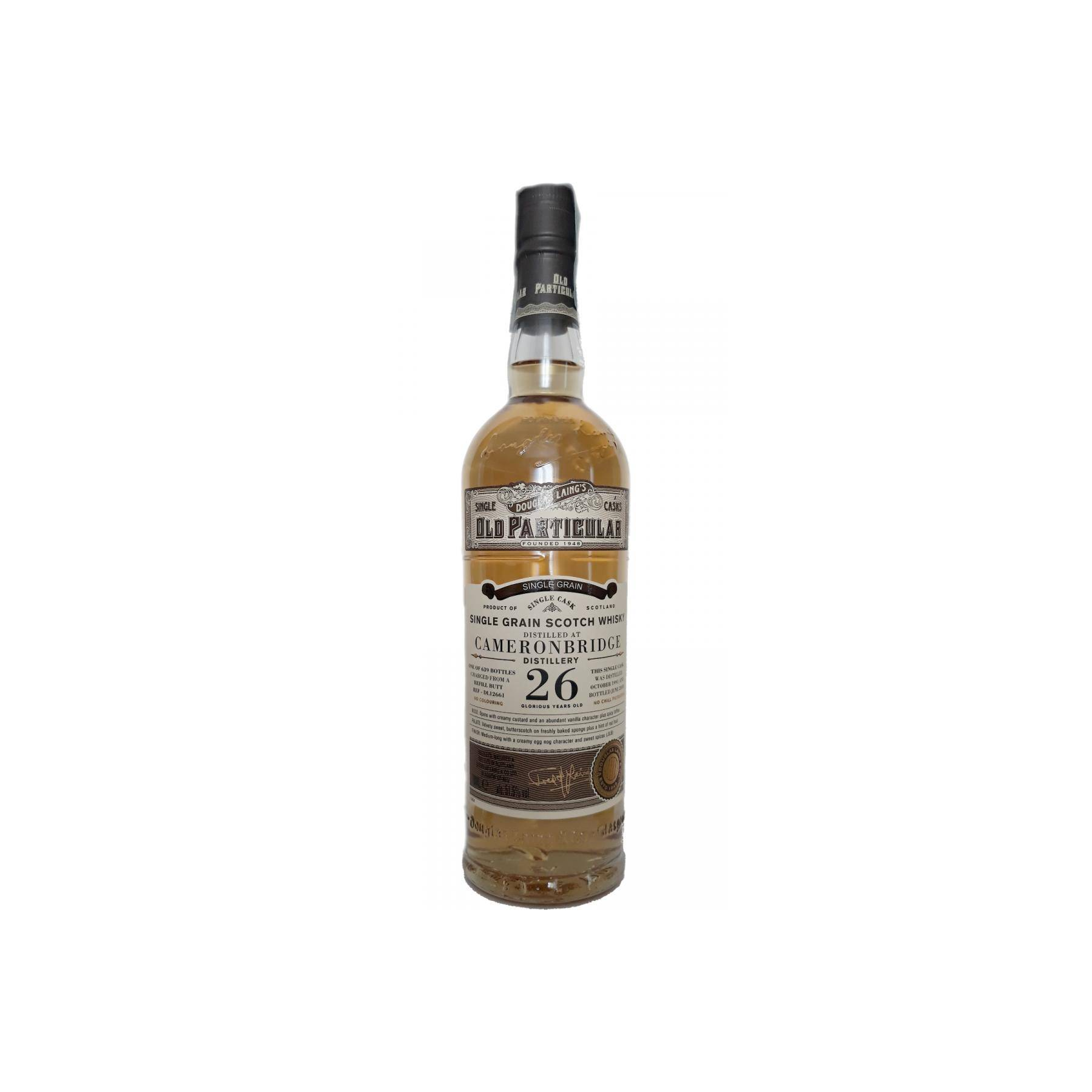 Cameronbridge Old Particular 1991 26 Years Single Grain Whisky