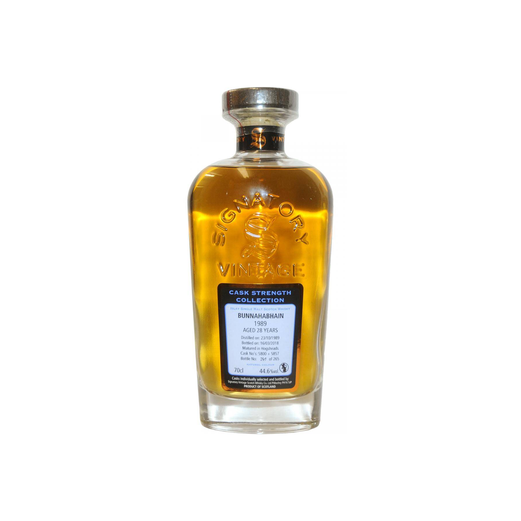 Bunnahabhain Cask Strength Collection 1989 28 Years Single Malt Whisky