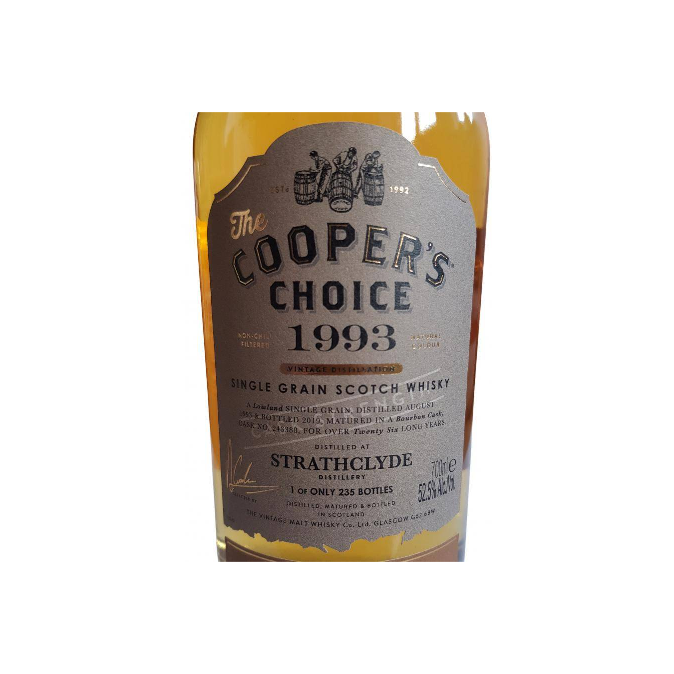 Strathclyde The Cooper's Choice 1993 26 Years Single Grain Whisky 3