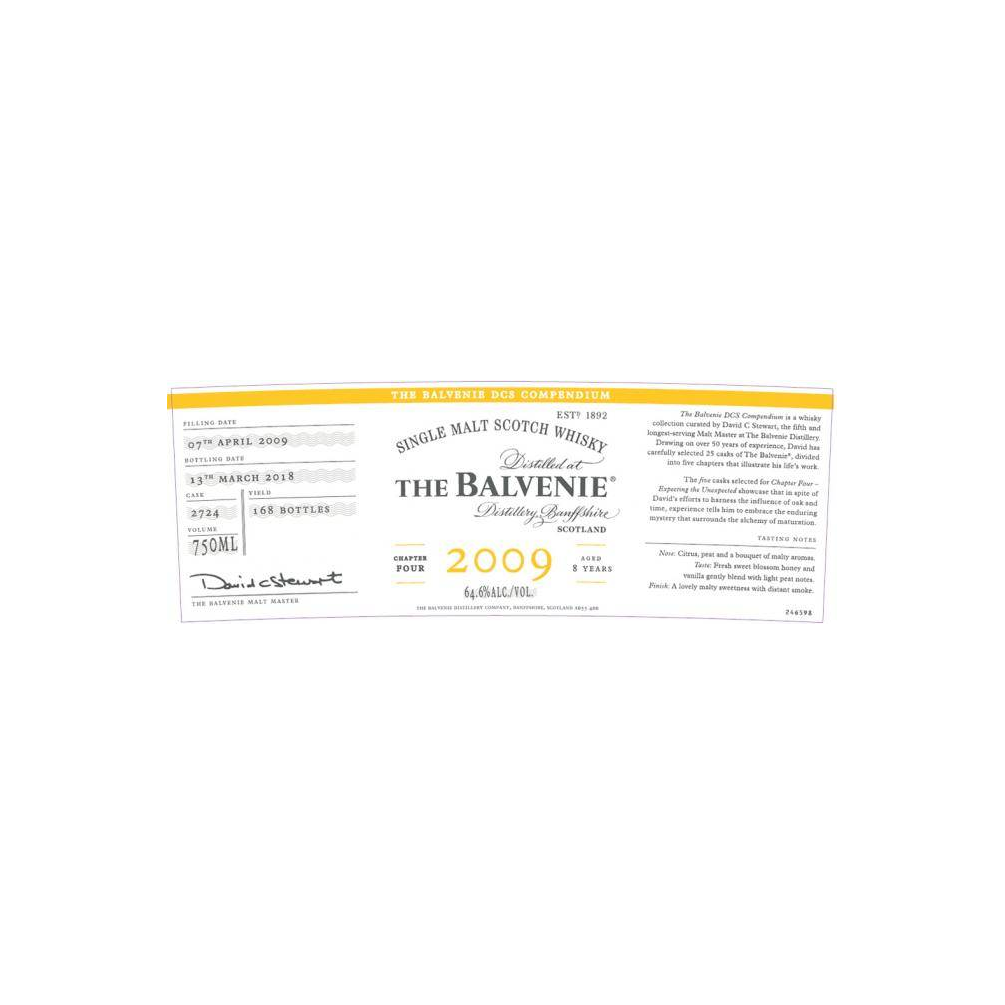 The Balvenie 2009 8 Years Single Malt Whisky 2