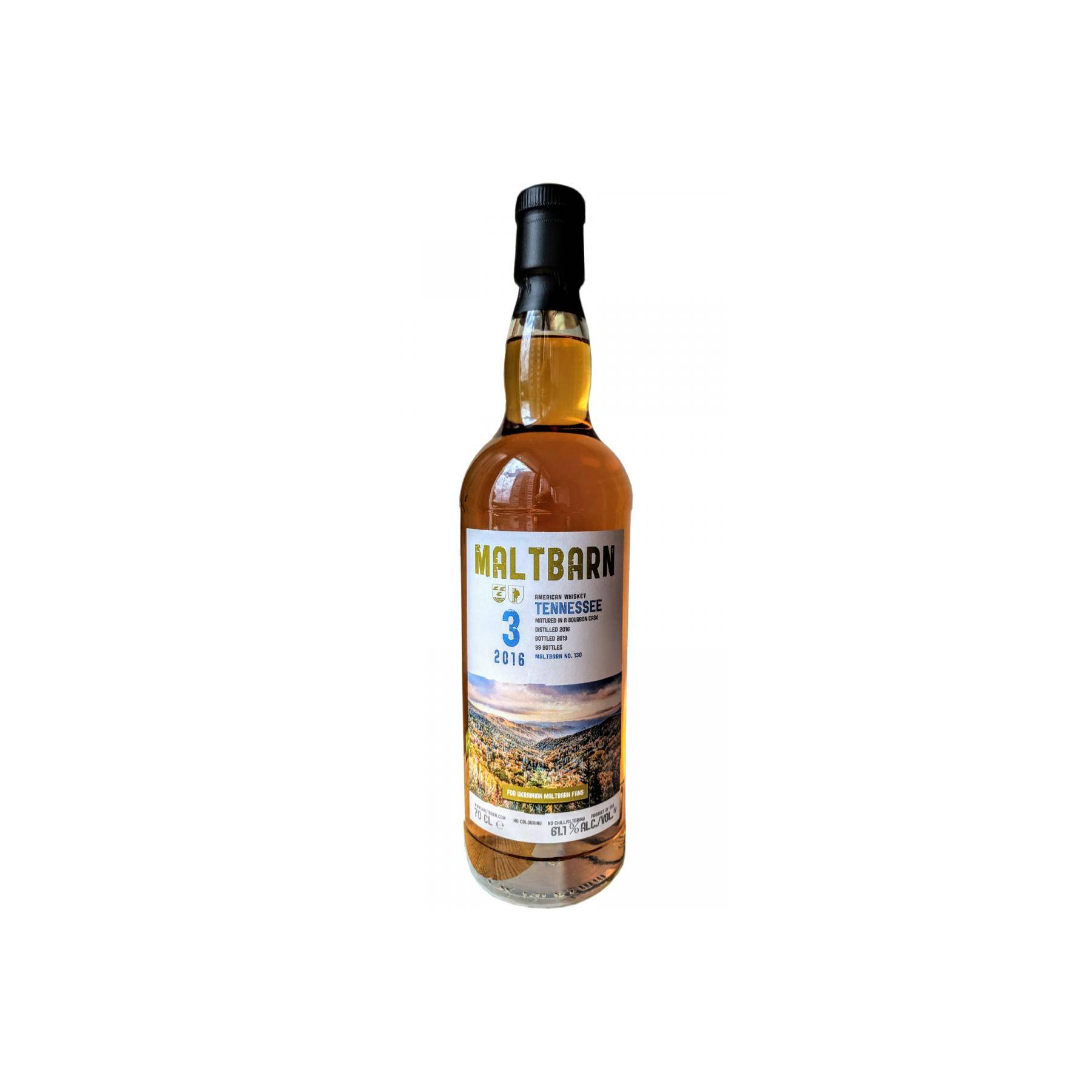 Maltbarn 2016 3 Years Tennessee Whisky  2