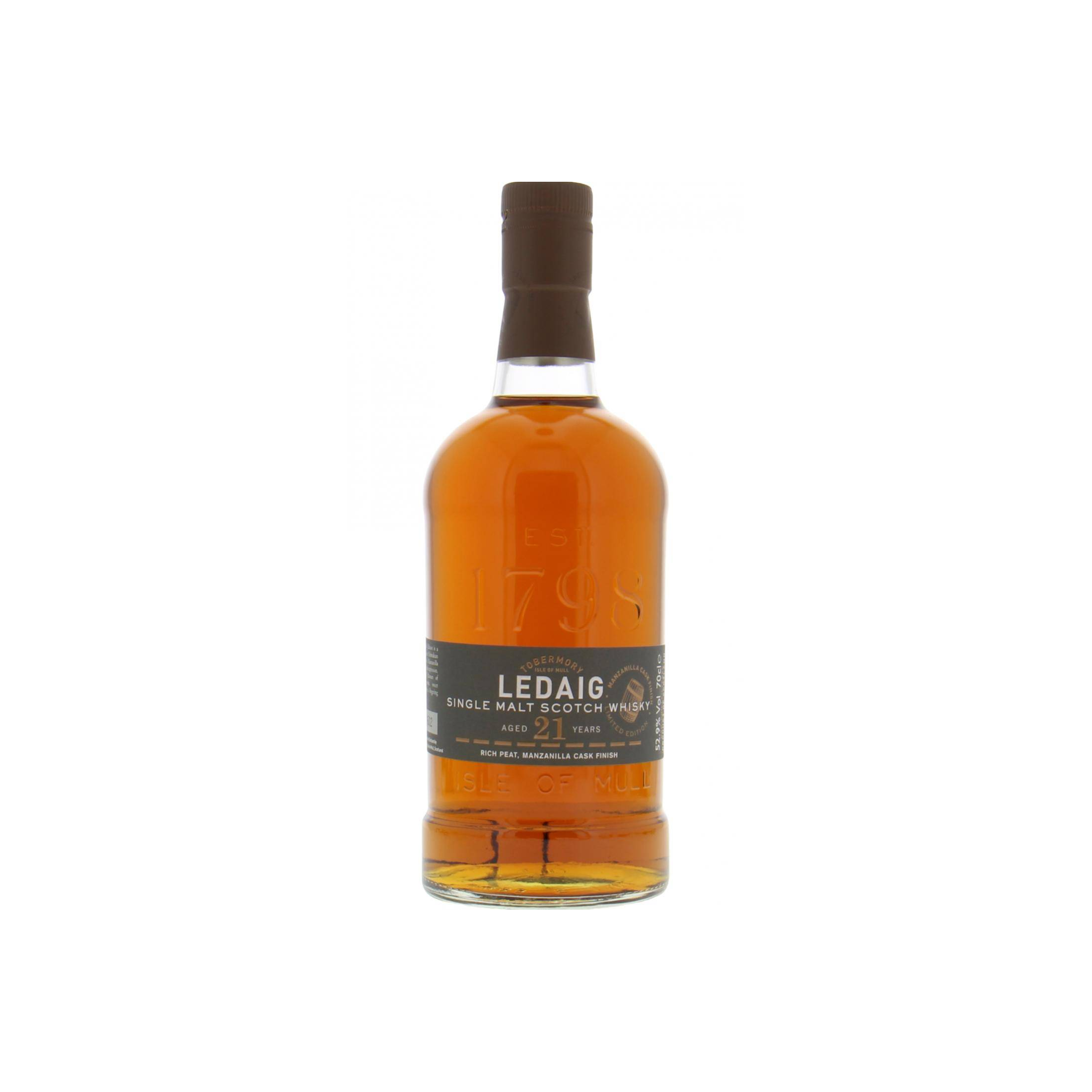 Ledaig 21 Years Single Malt Whisky