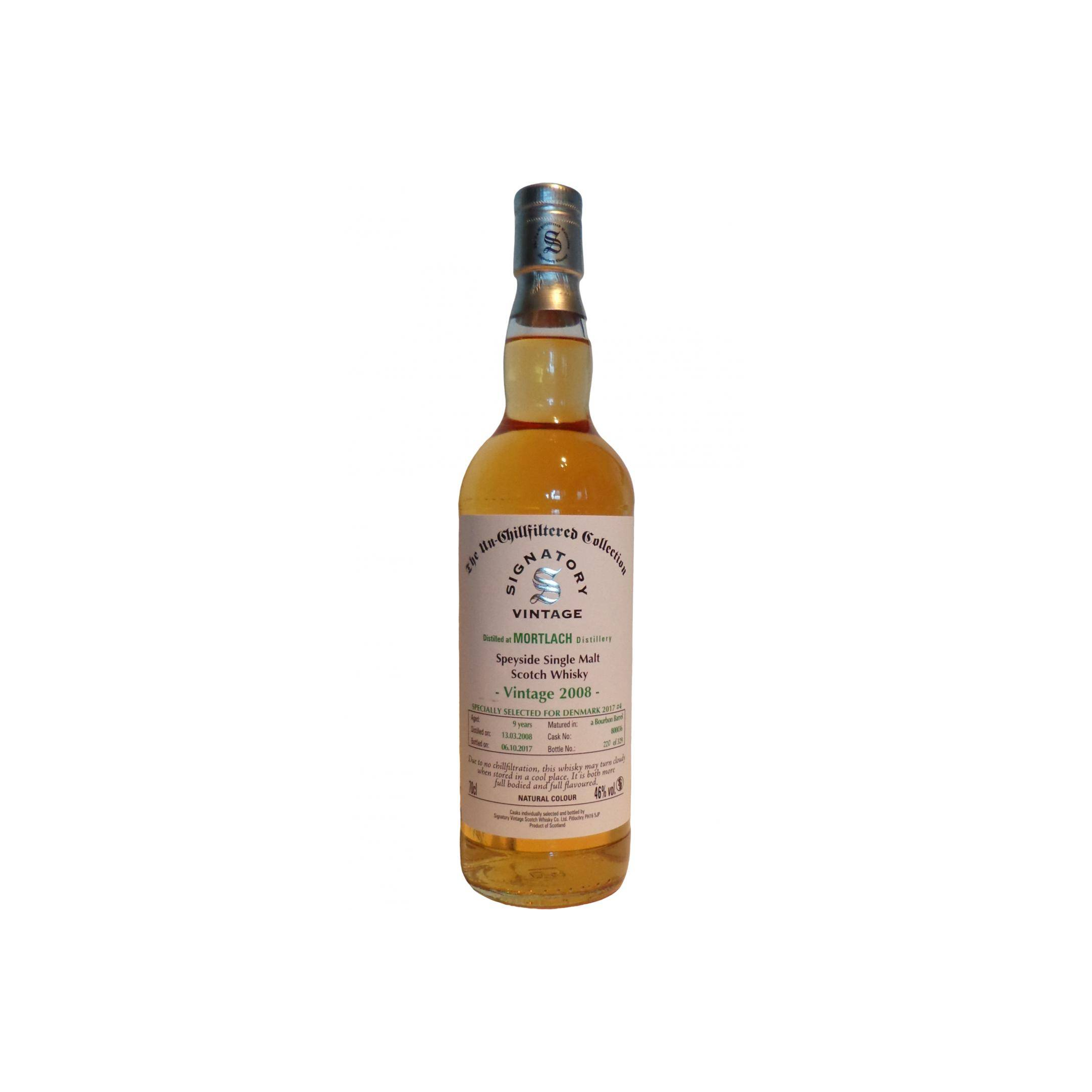 Mortlach The Un-Chillfiltered Collection 2008 9 Years Single Malt Whisky 2