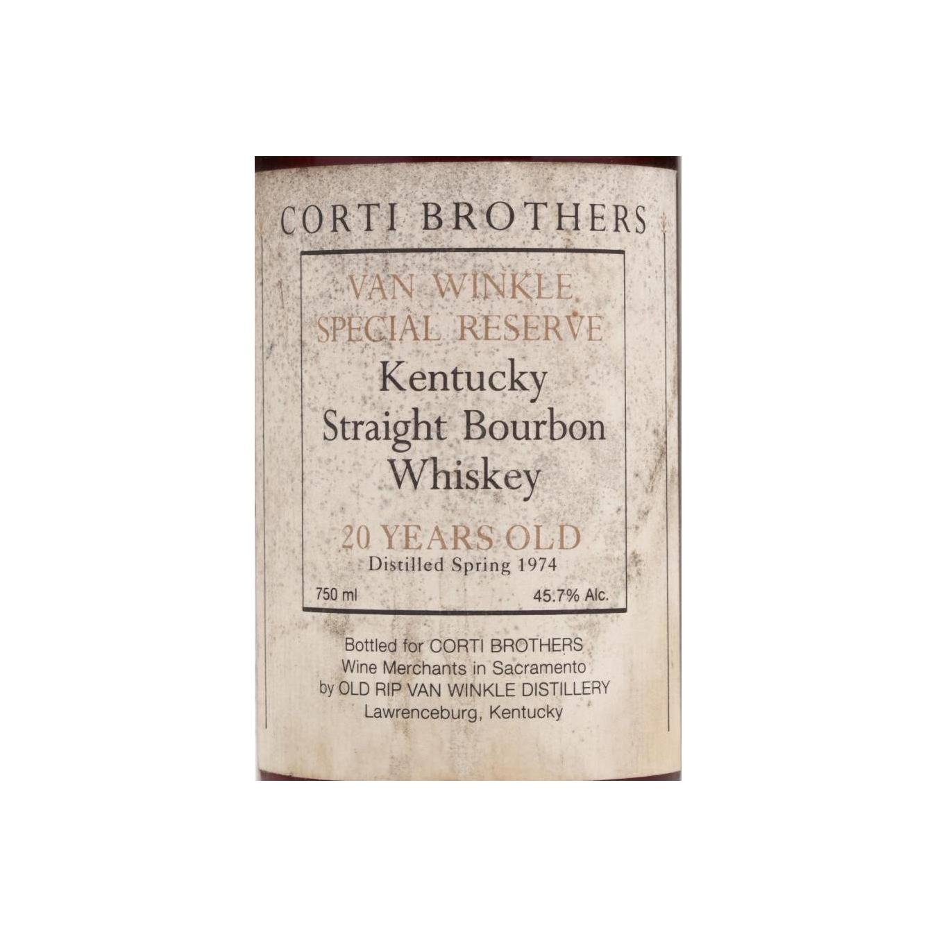 Pappy Van Winkle's Special Reserve 1974 20 Years Bourbon Whisky