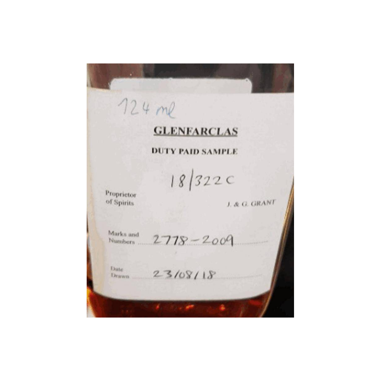 Glenfarclas 2009 9 Years Single Malt Whisky