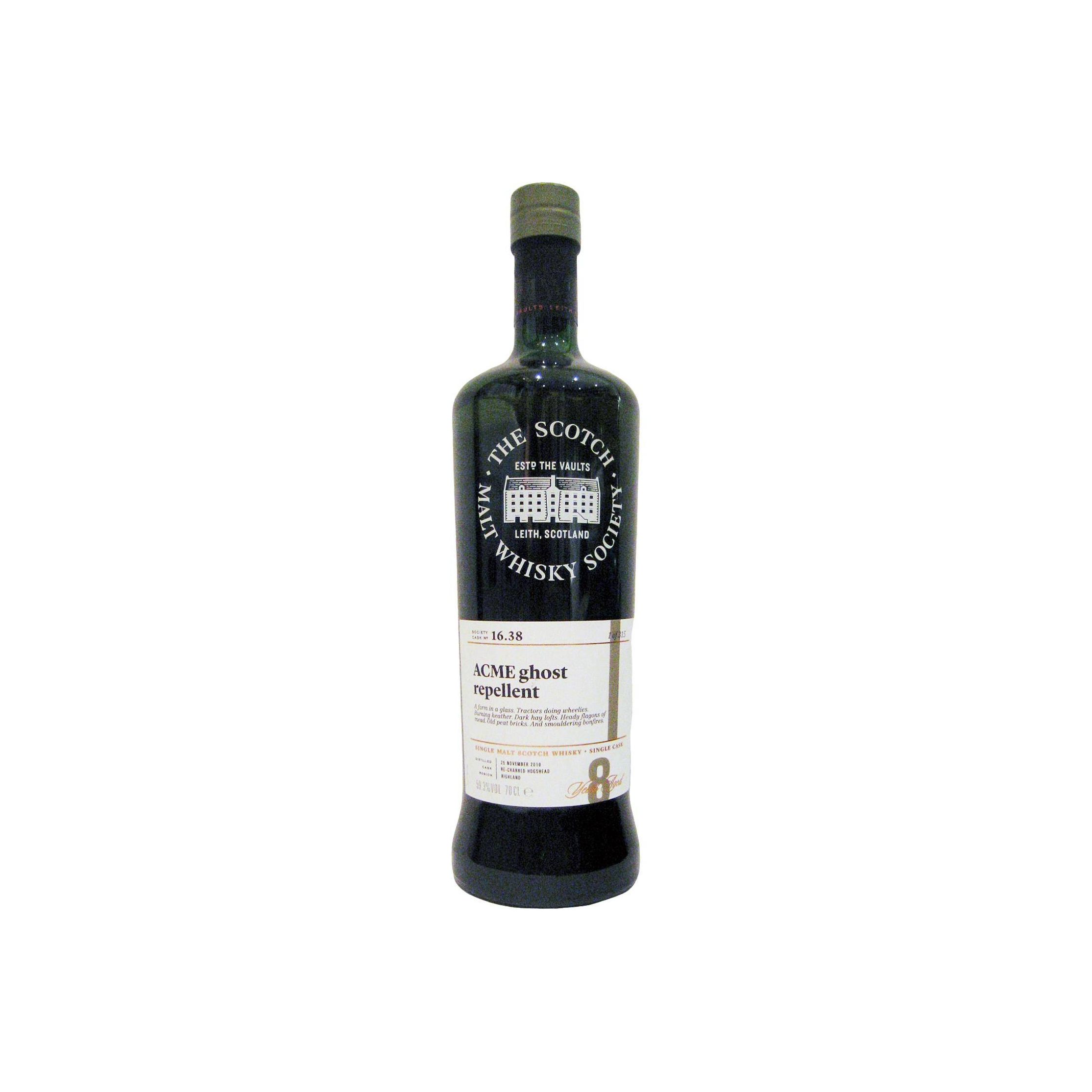 The Scotch Malt Whisky Society 2010 8 Years Single Malt Whisky