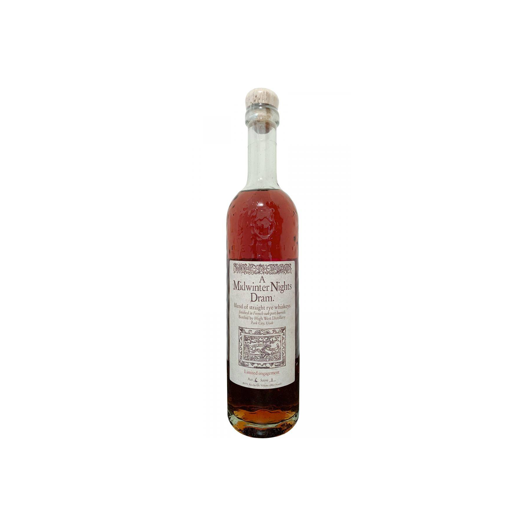 High West Rye Whisky