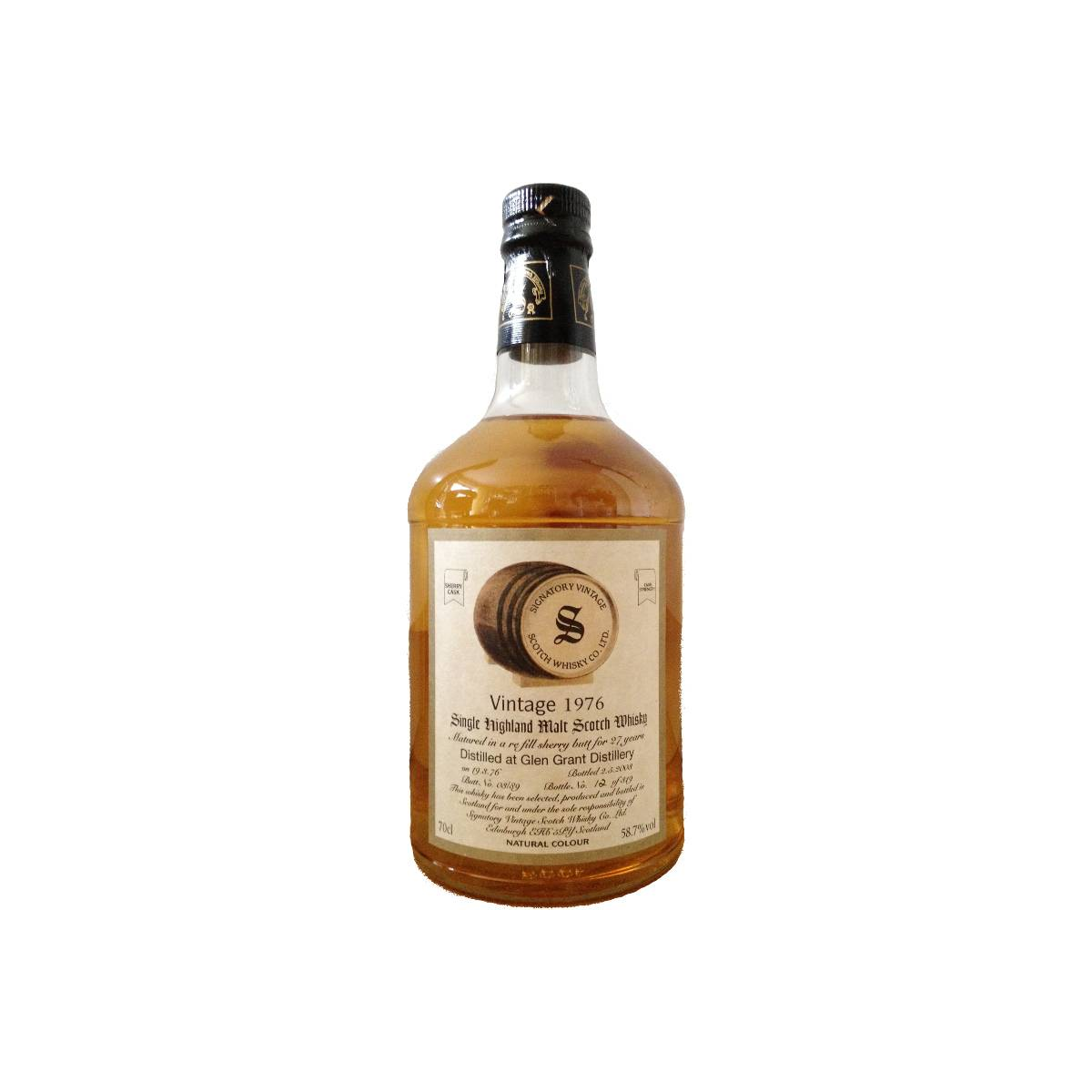 Glen Grant Vintage Collection - Dumpy 1976 27 Years Single Malt Whisky