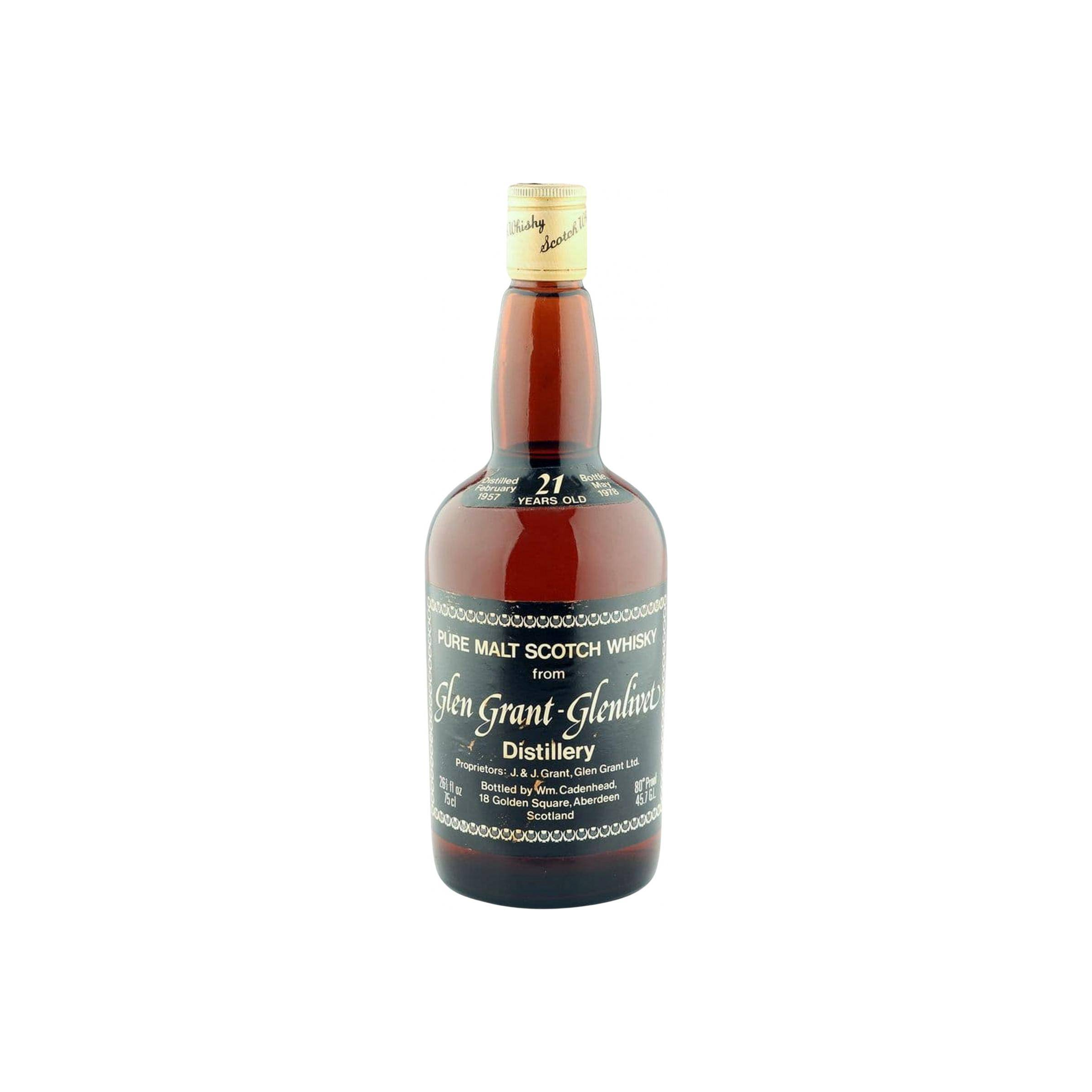 Glen Grant 1957 21 Years Single Malt Whisky