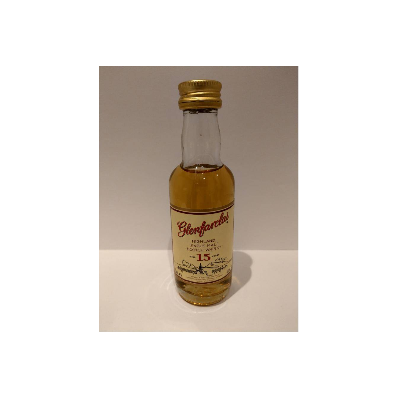 Glenfarclas Miniature 15 Years Single Malt Whisky 2