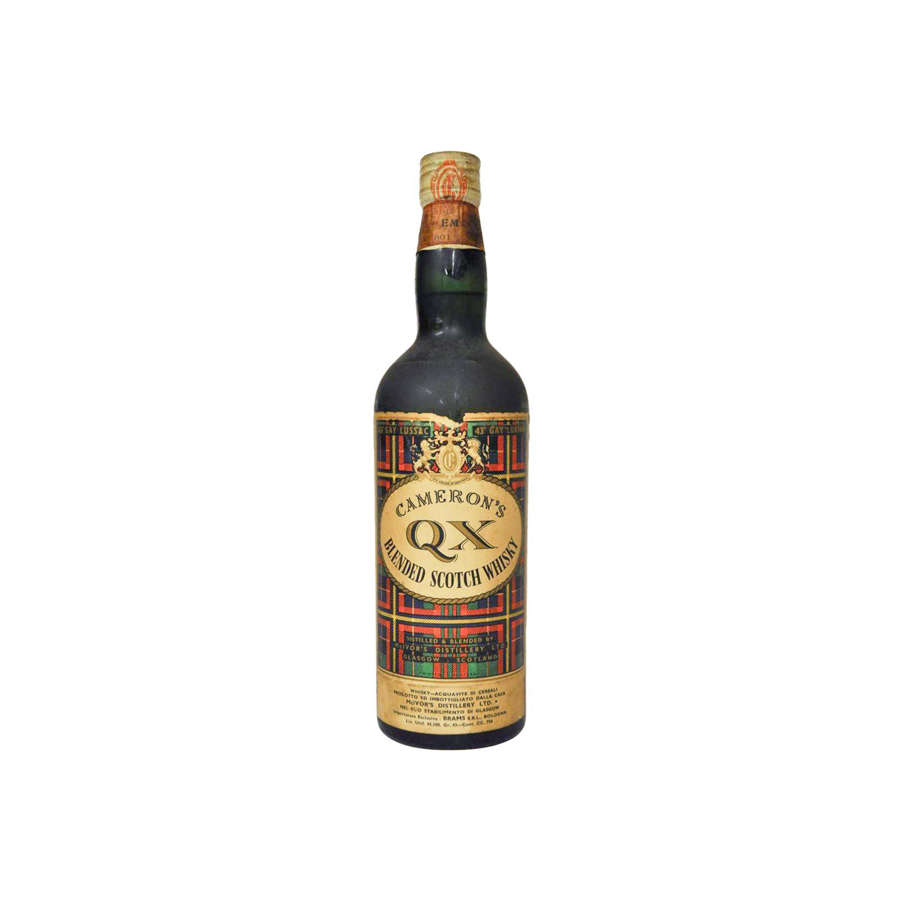 Cameron's QX Blended Scotch Whisky