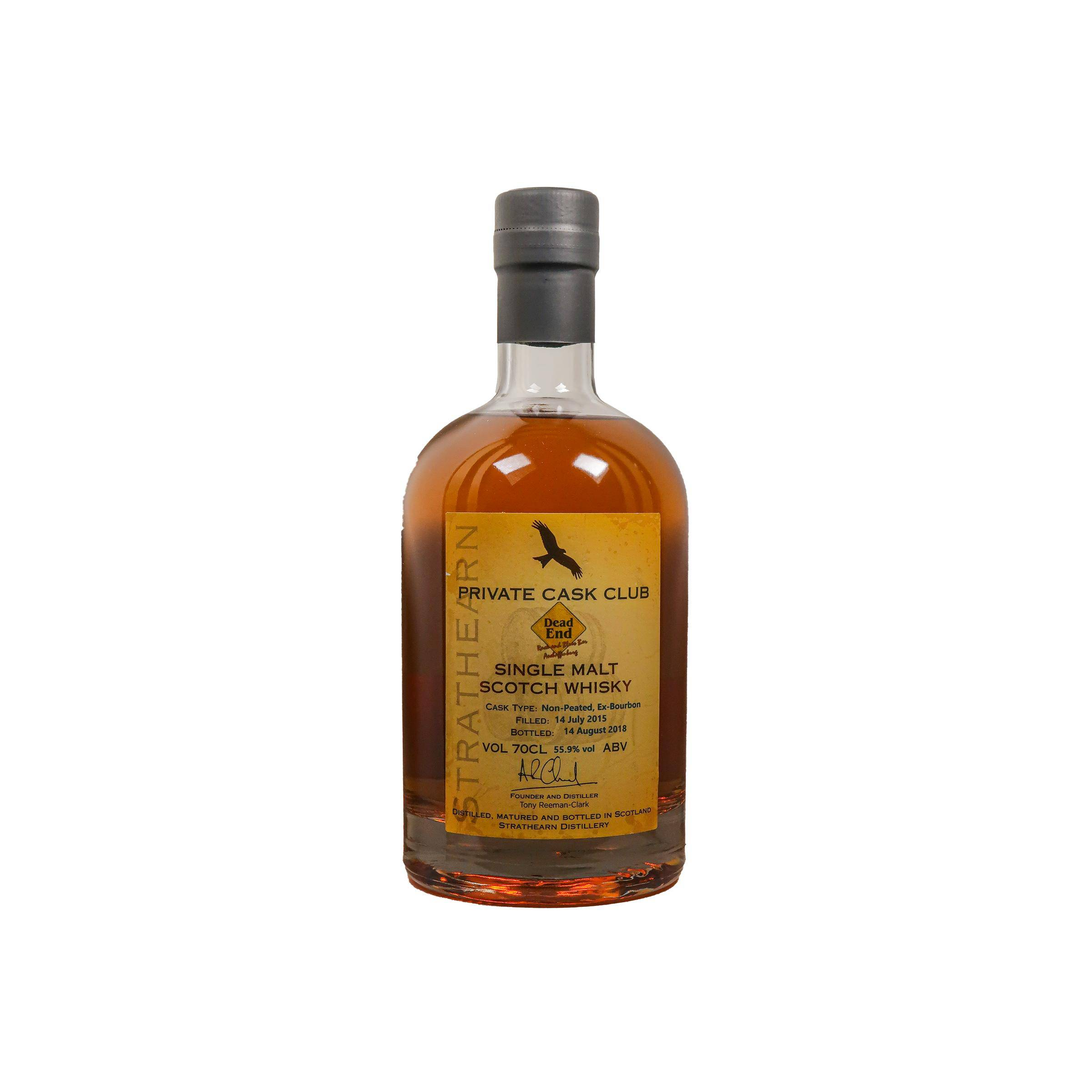 Strathearn 2015 3 Years Single Malt Whisky