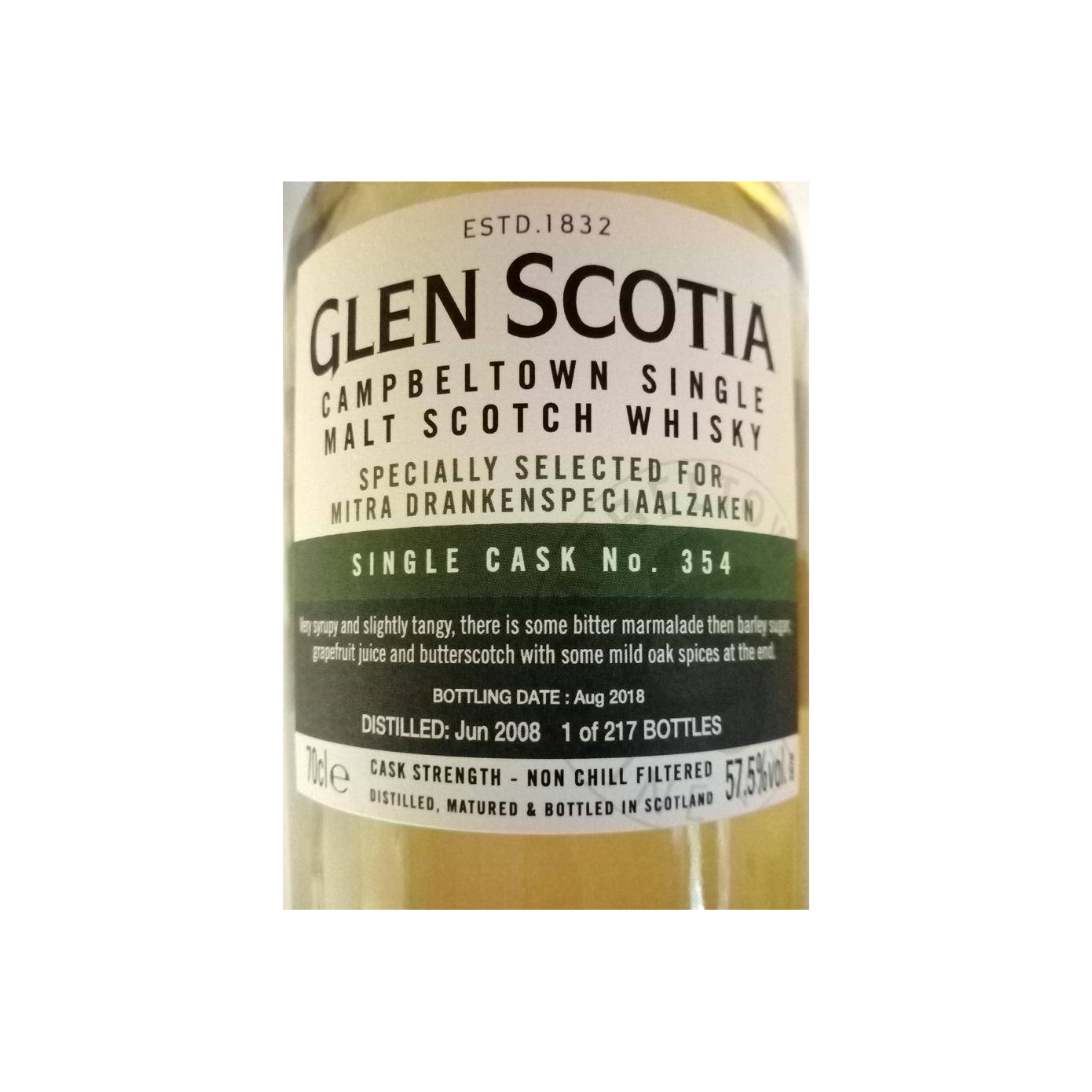 Glen Scotia 2008 10 Years Single Malt Whisky 2