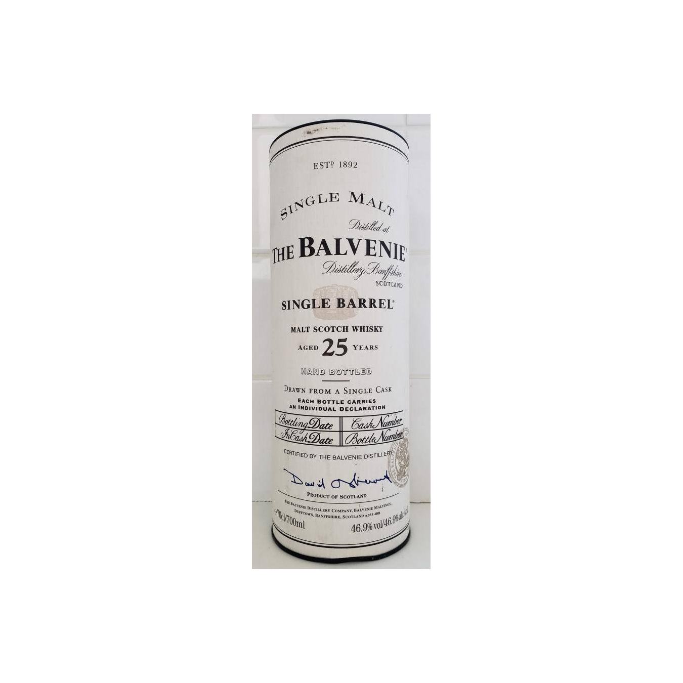 The Balvenie Single Cask 1974 25 Years Single Malt Whisky 3