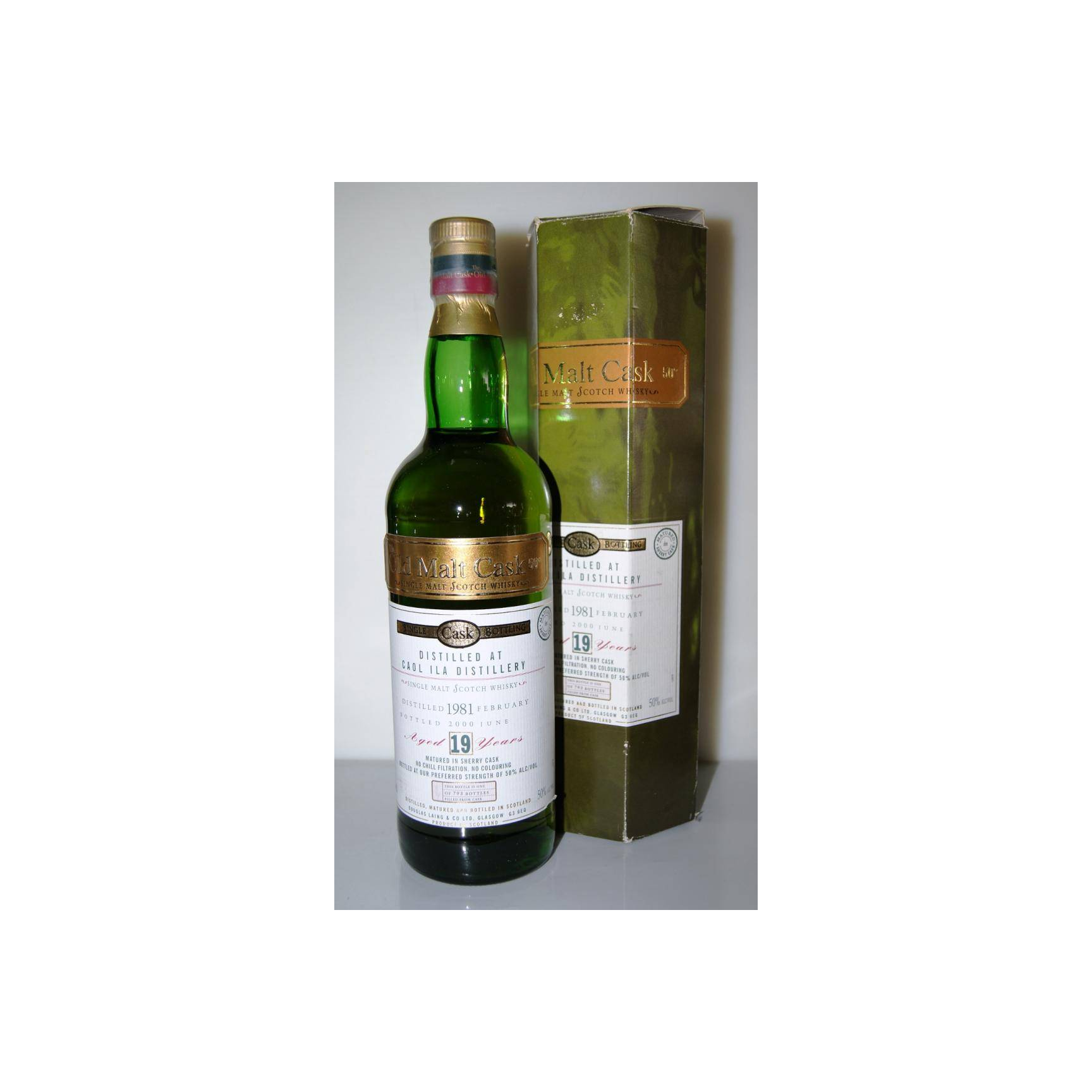 Caol Ila Old Malt Cask 1981 19 Years Single Malt Whisky 3