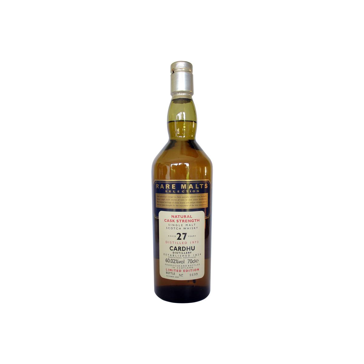Cardhu 1973 27 Years Single Malt Whisky