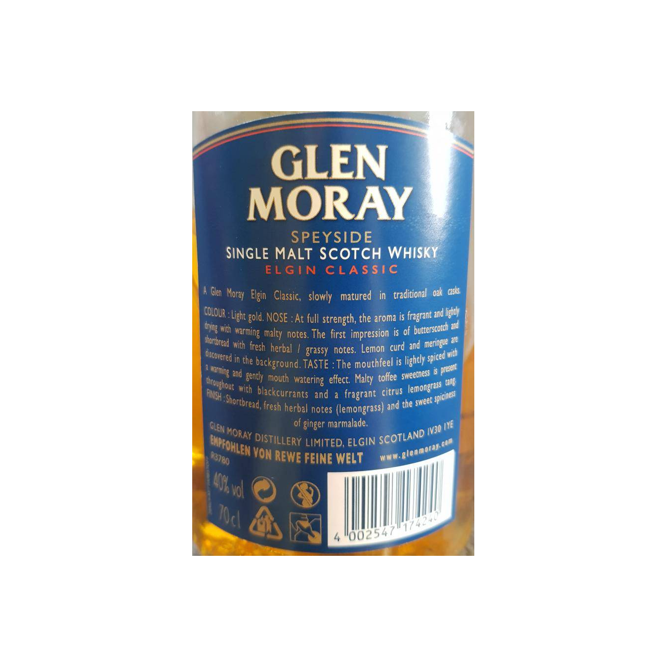 Glen Moray Single Malt Whisky 3