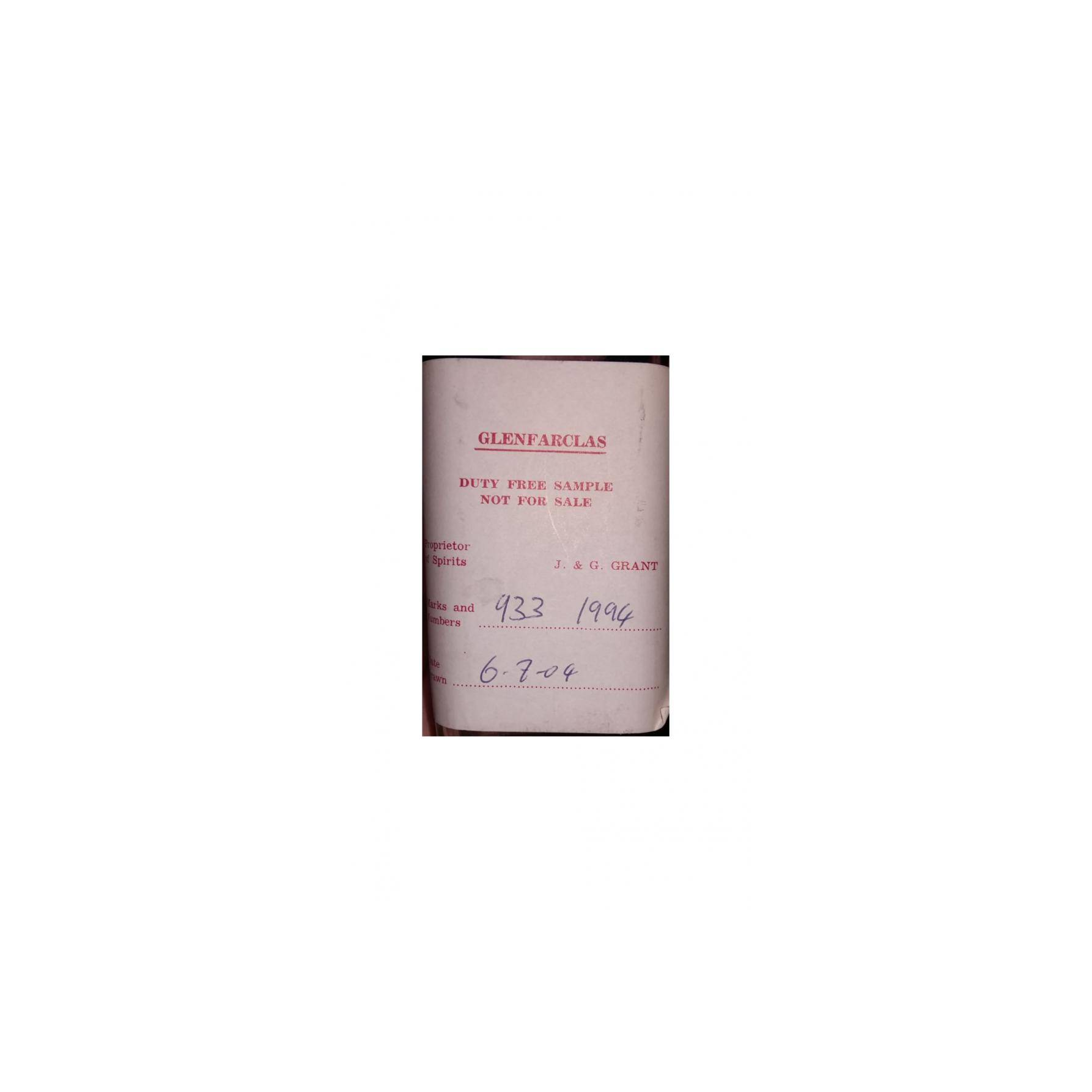 Glenfarclas 1994 10 Years Single Malt Whisky