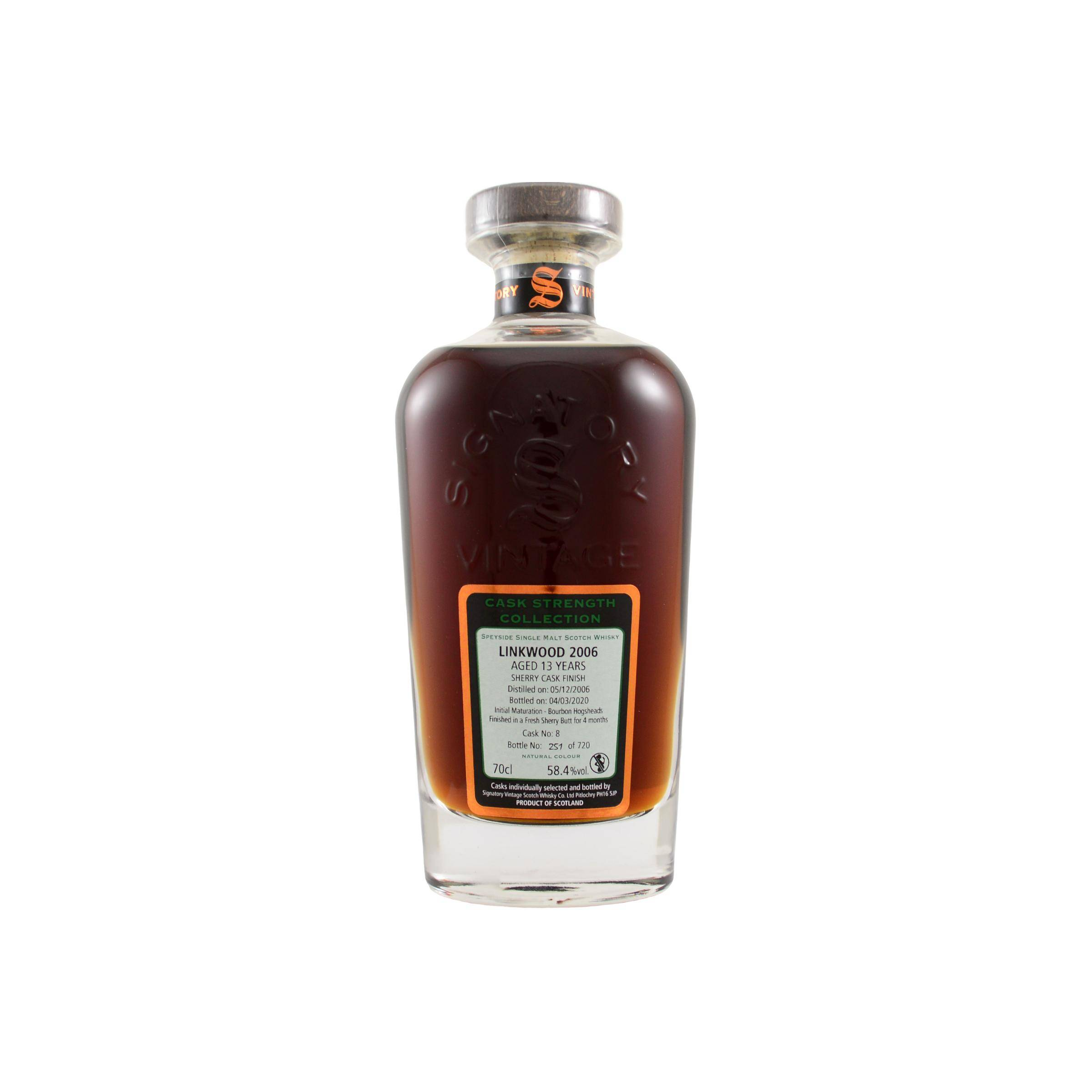 Linkwood Cask Strength Collection 2006 13 Years Single Malt Whisky