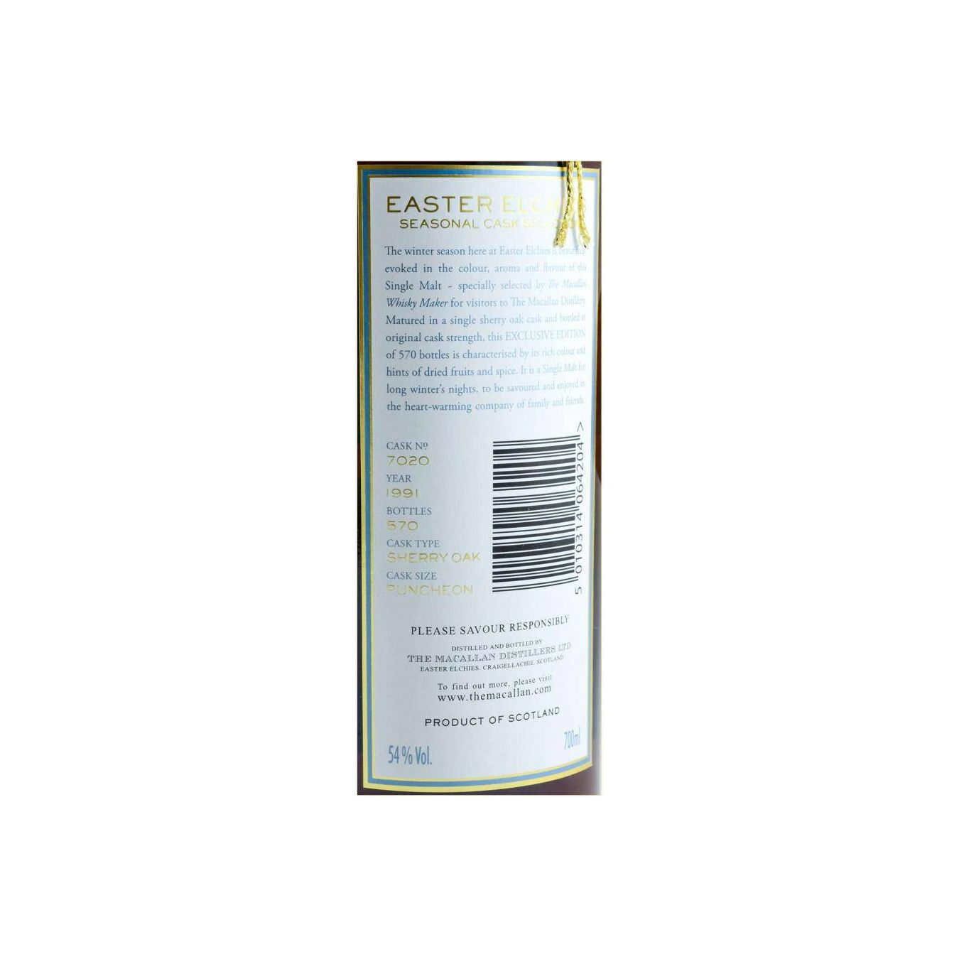 The Macallan 1991 14 Years Single Malt Whisky 2